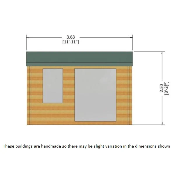 Shire Marlborough 10x12 28mm Log Cabin - Image 7