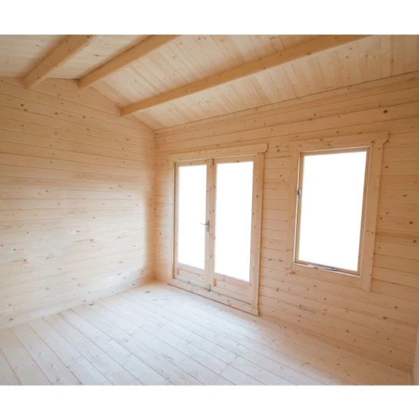 Shire Marlborough 8x10 28mm Log Cabin - Image 3