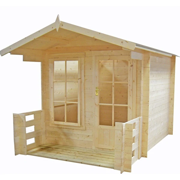 Shire Maulden 8x8 19mm Log Cabin with Veranda - Image 2