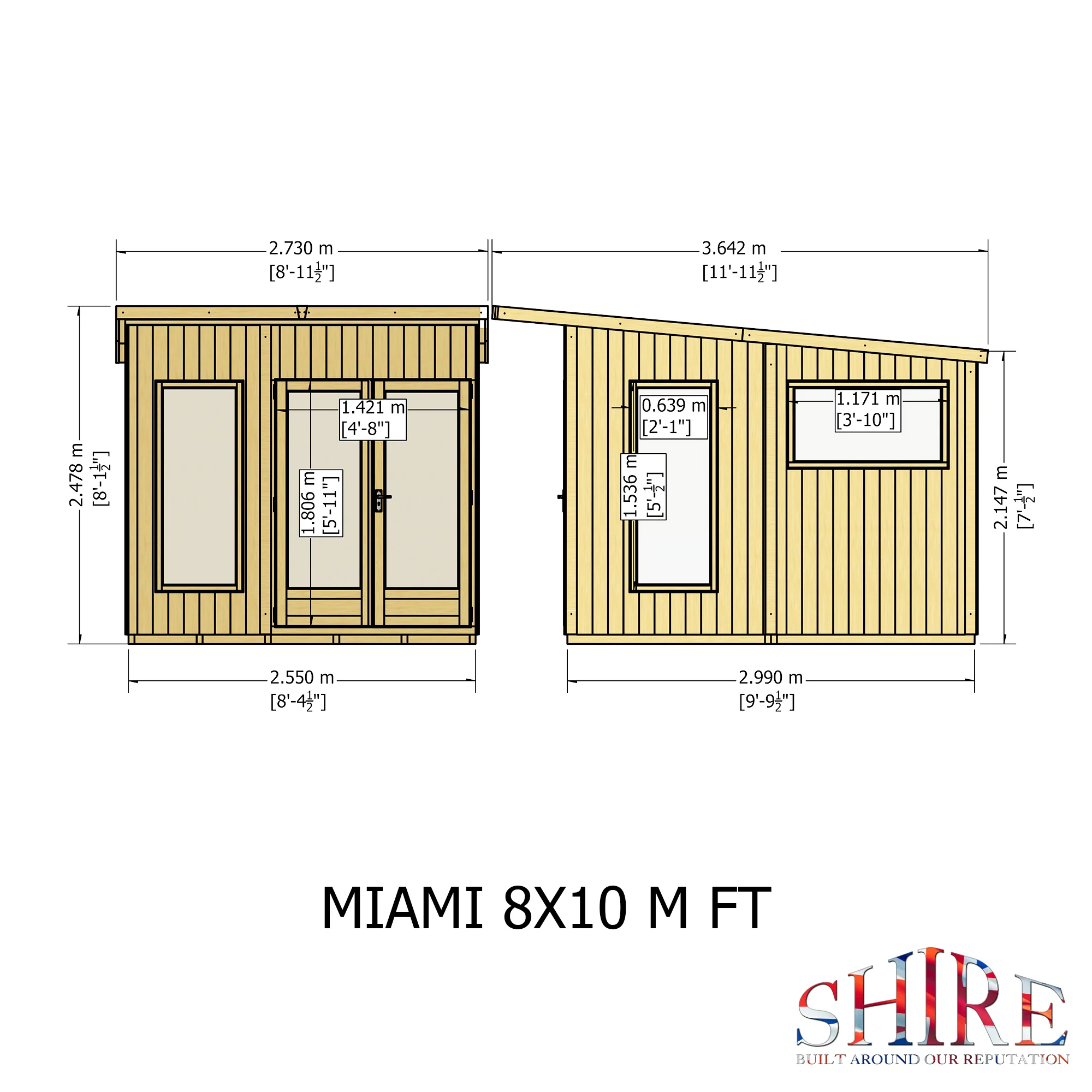 Shire Miami 9x10 Summerhouse - Image 16