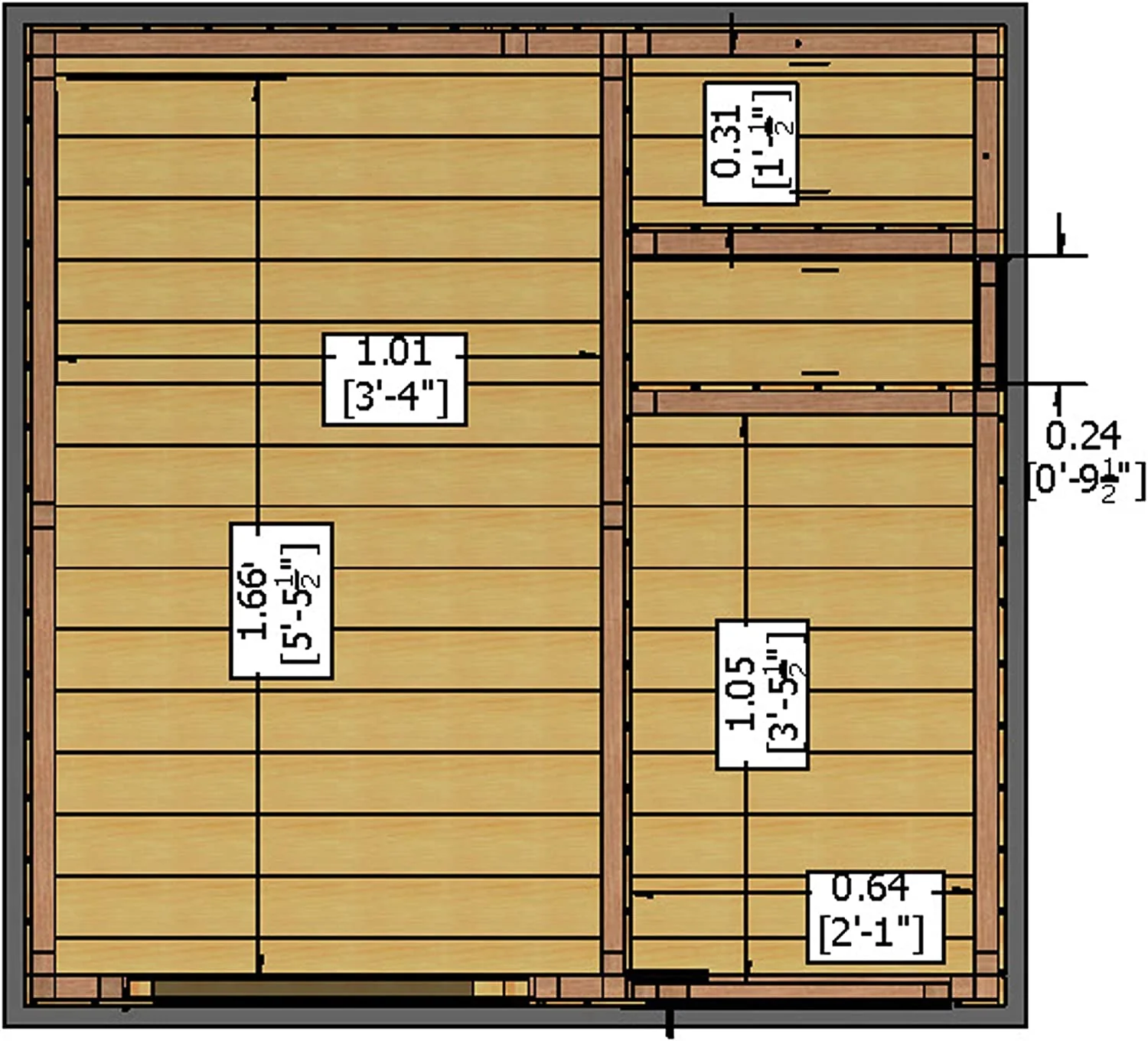 Shire Multi Store Shed 6x6 - Image 6