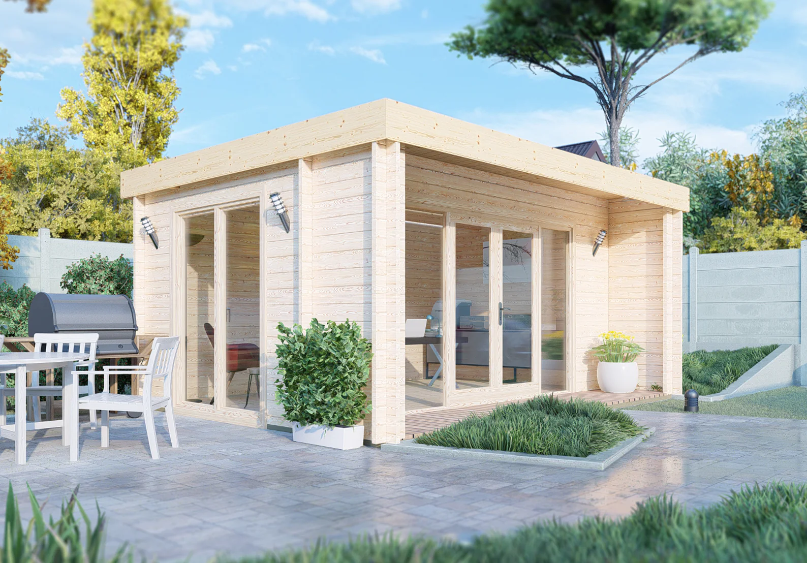 Shire Nuuk 16x13 44mm Log Cabin - Image 3