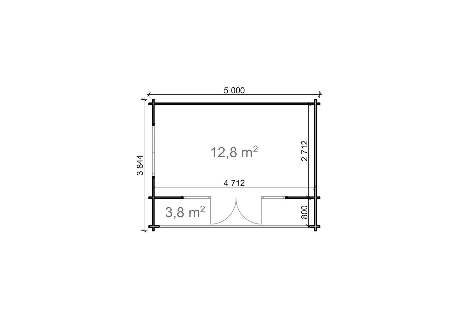 Shire Nuuk 16x13 44mm Log Cabin - Image 5