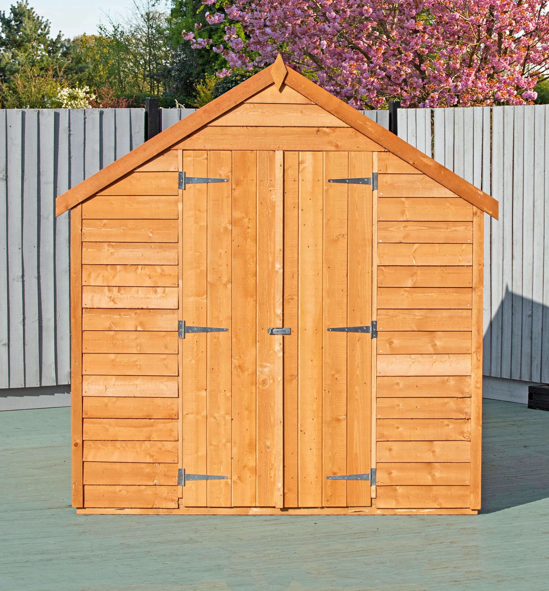 Garden Value Overlap 8 x 6 Double Door Shed - Image 4
