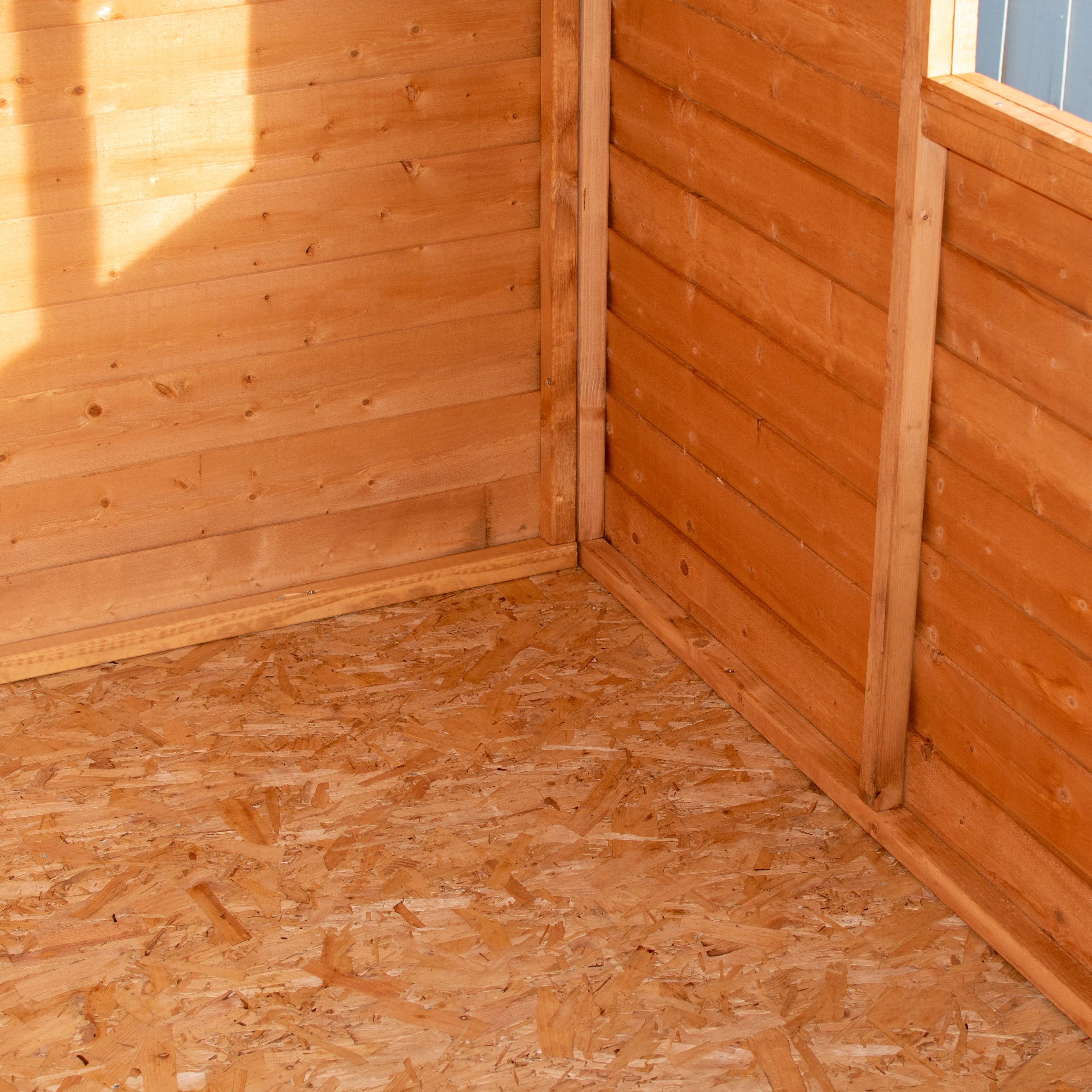 Garden Value Overlap 8 x 6 Double Door Shed With Window - Image 3