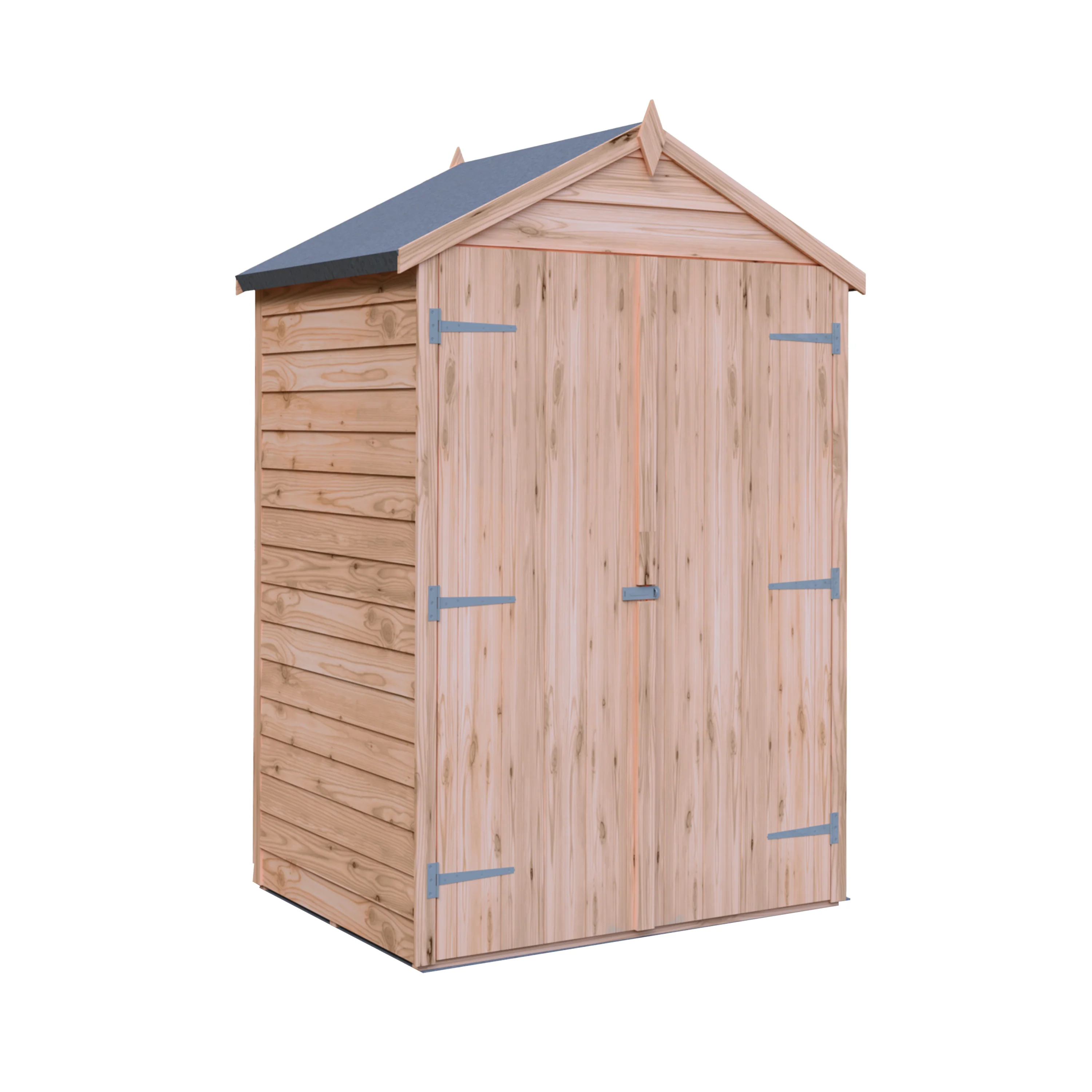 Garden Value Overlap 4 x 3 Double Door Shed - Image 6