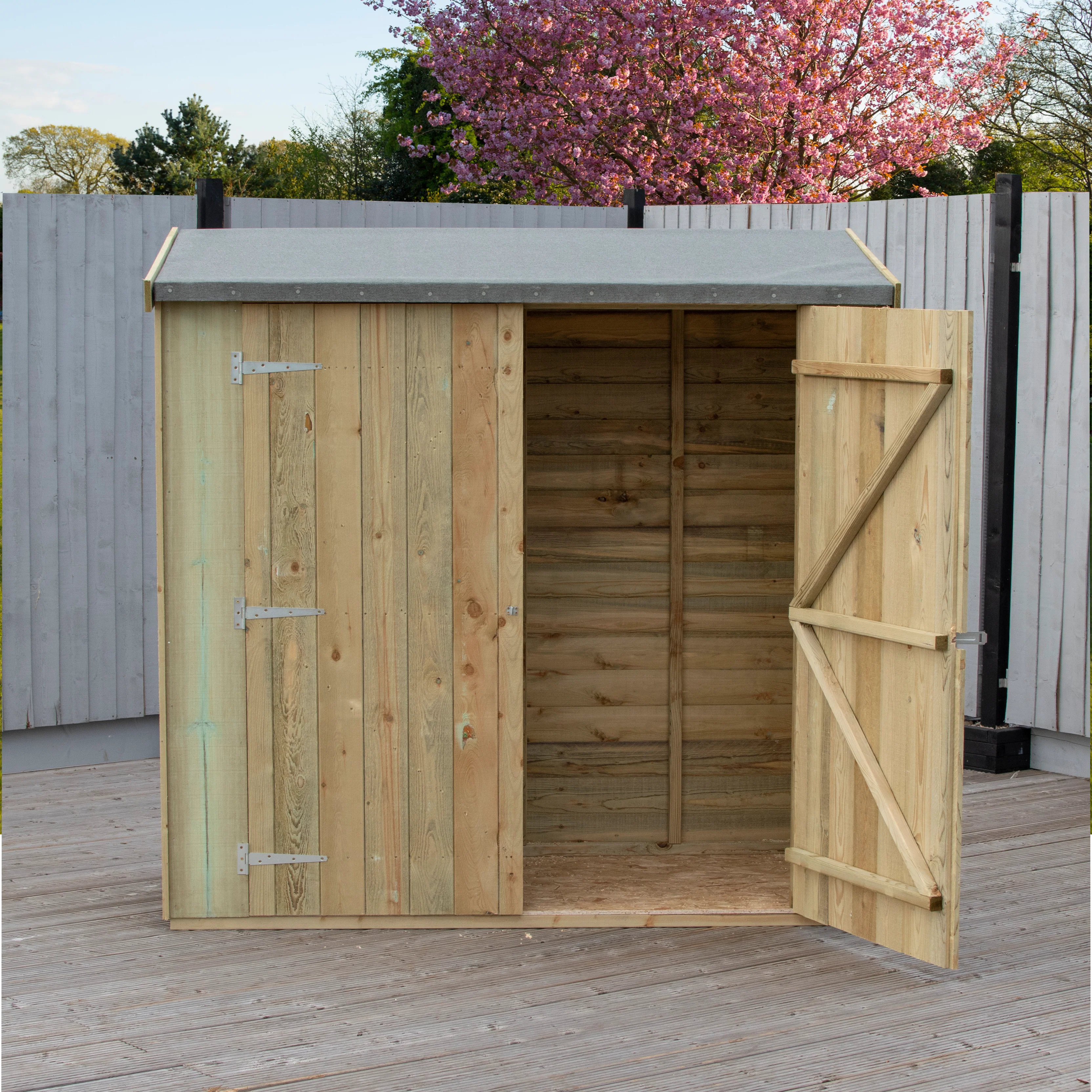Garden Value Overlap 6 x 3 Pressure Treated Shed - Image 5