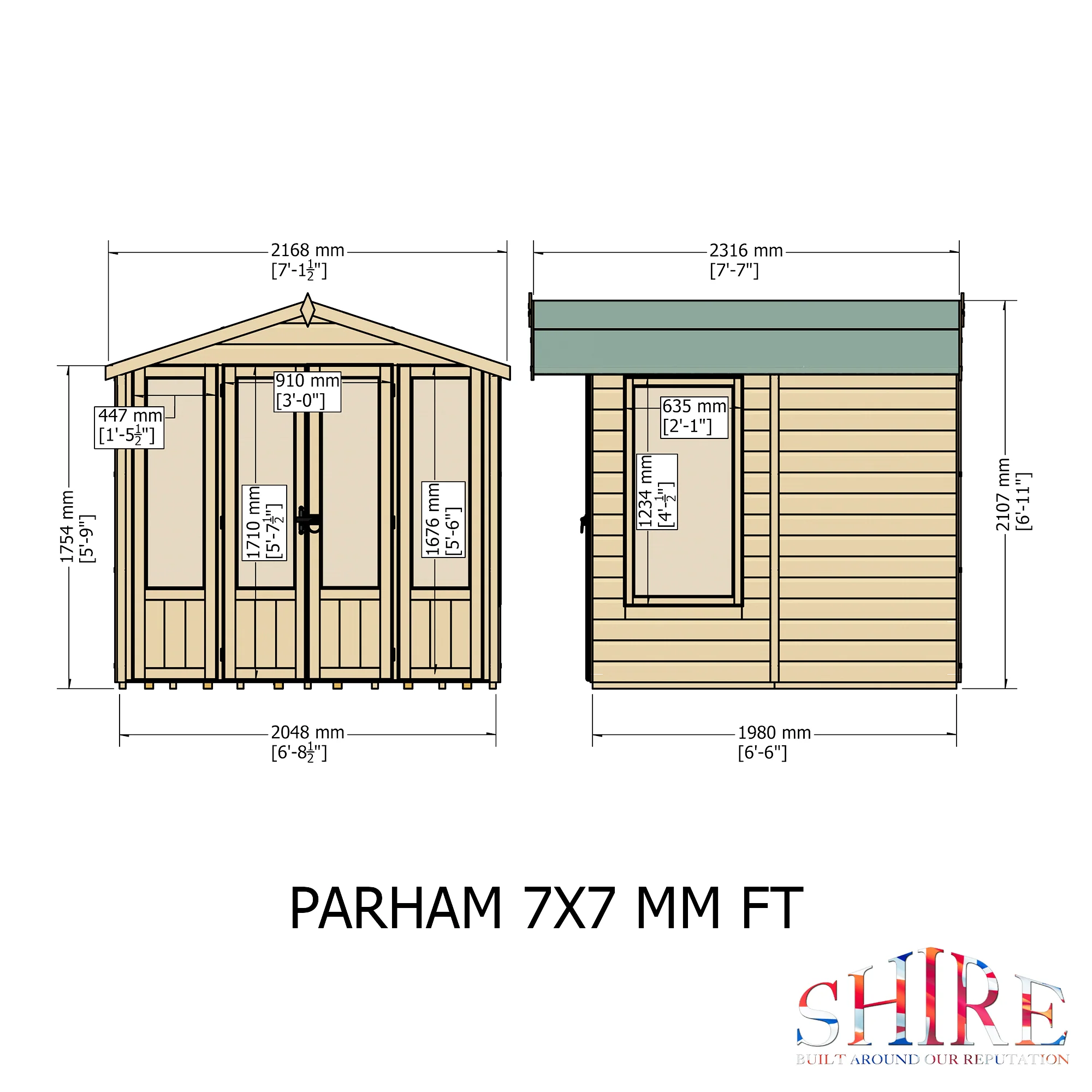 Shire Parham 7x7 Summer House - Image 5