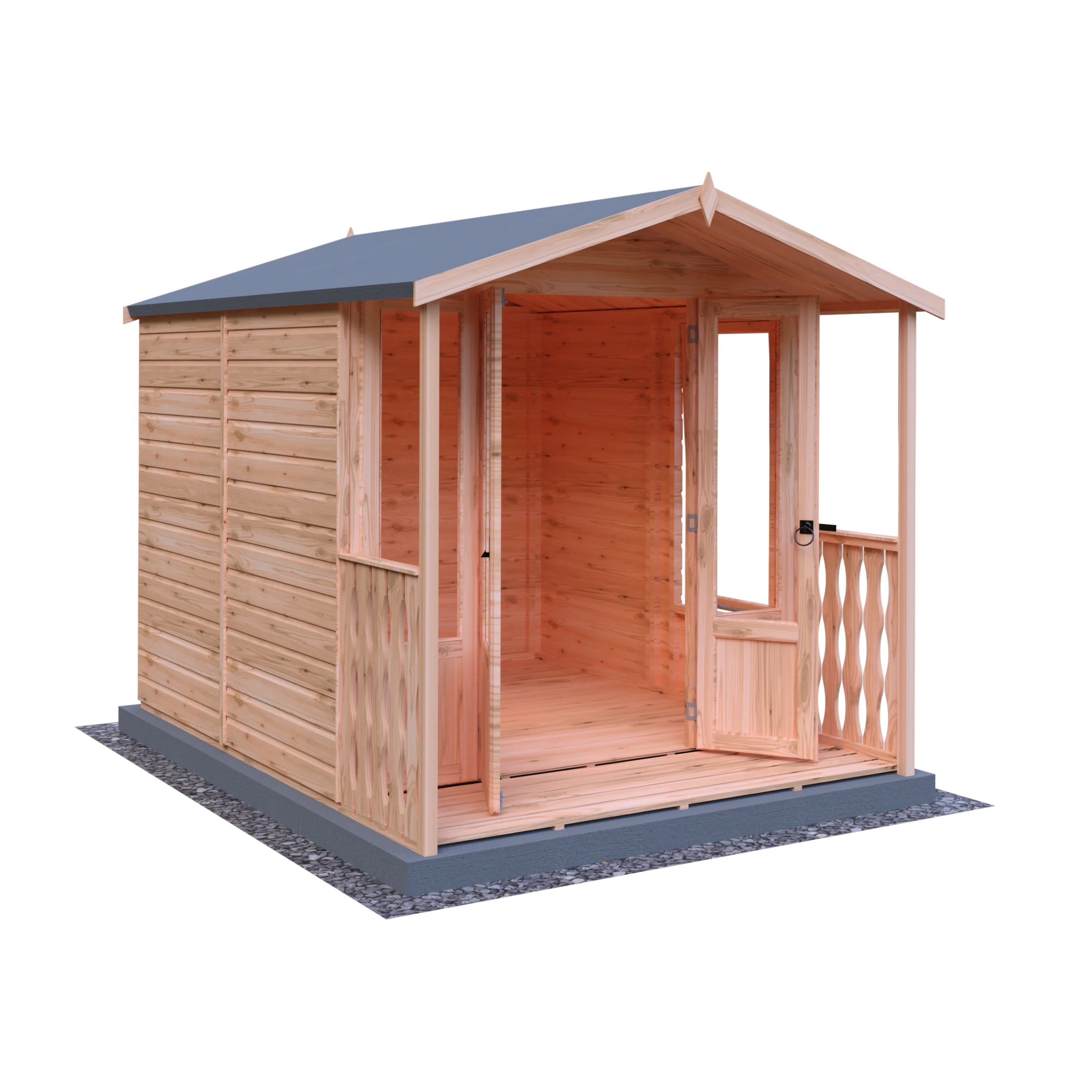 Shire Parham 7x7 Summerhouse with Verandah - Image 6