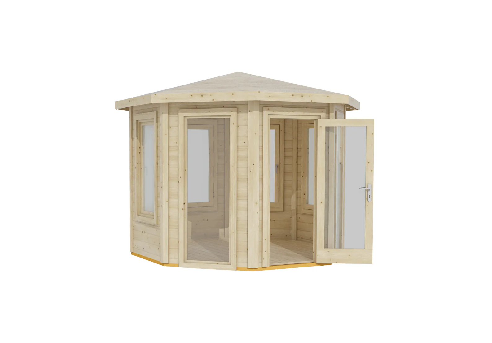 Shire Pavillion 10x10 44mm Log Cabin - Image 3