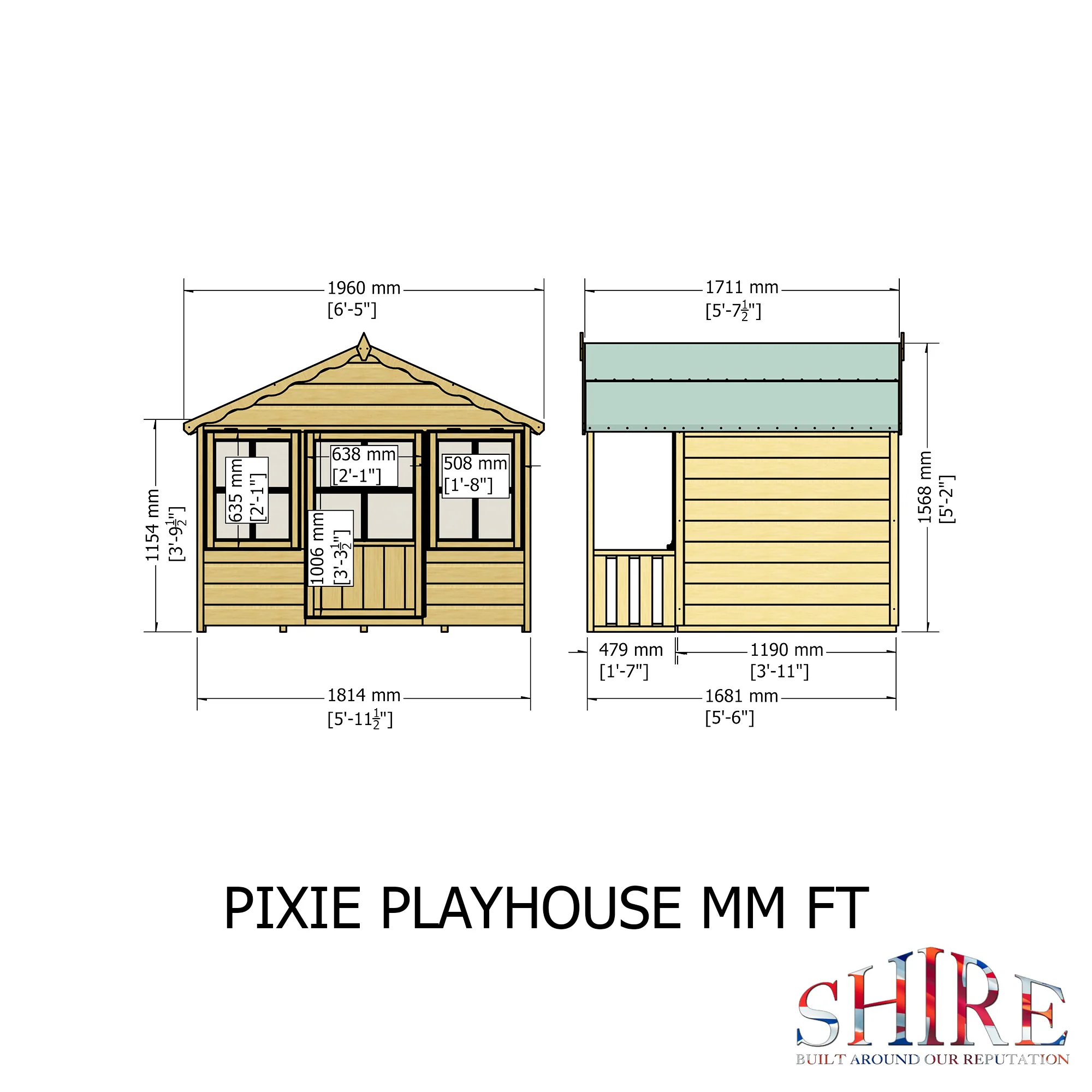 Shire Pixie Playhouse - Image 4