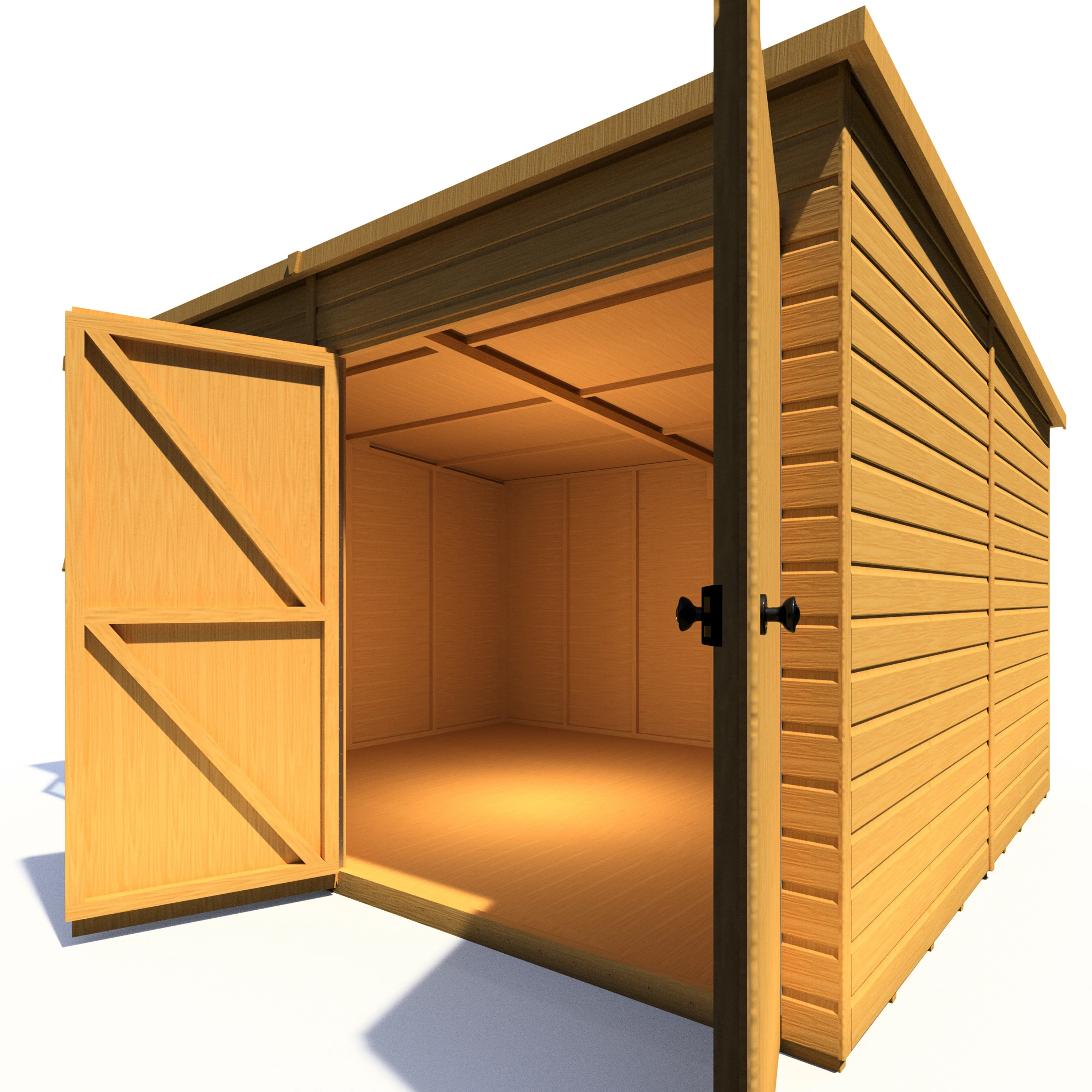 Shire Ranger 12 x 10 Pent Shiplap Shed - Image 15