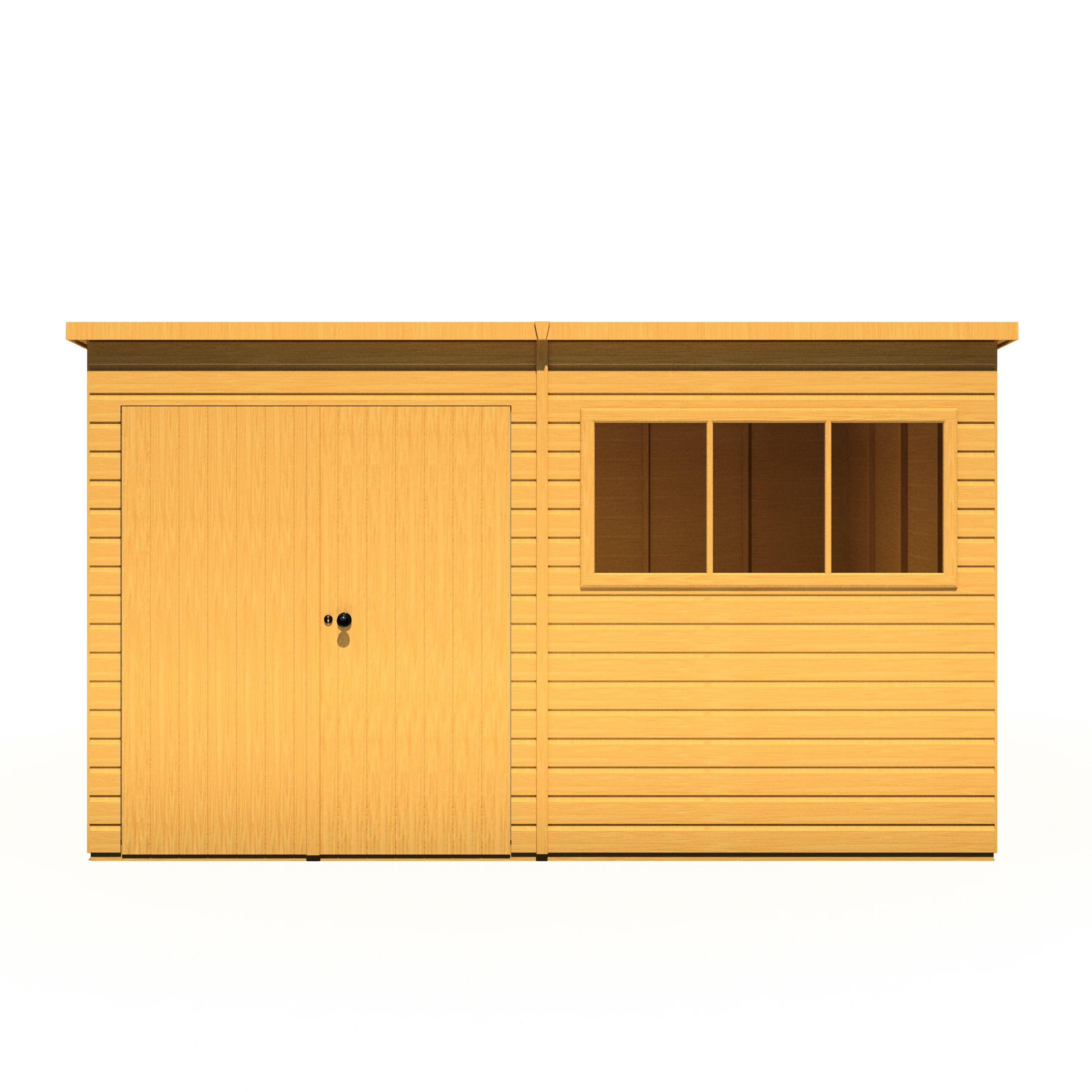 Shire Ranger 12 x 10 Pent Shiplap Shed - Image 9