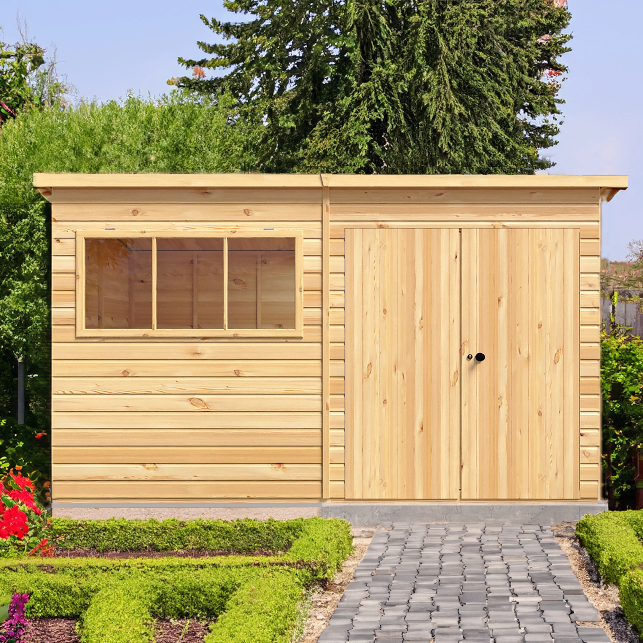 Shire Ranger 12 x 6 Pent Shiplap Shed - Image 6