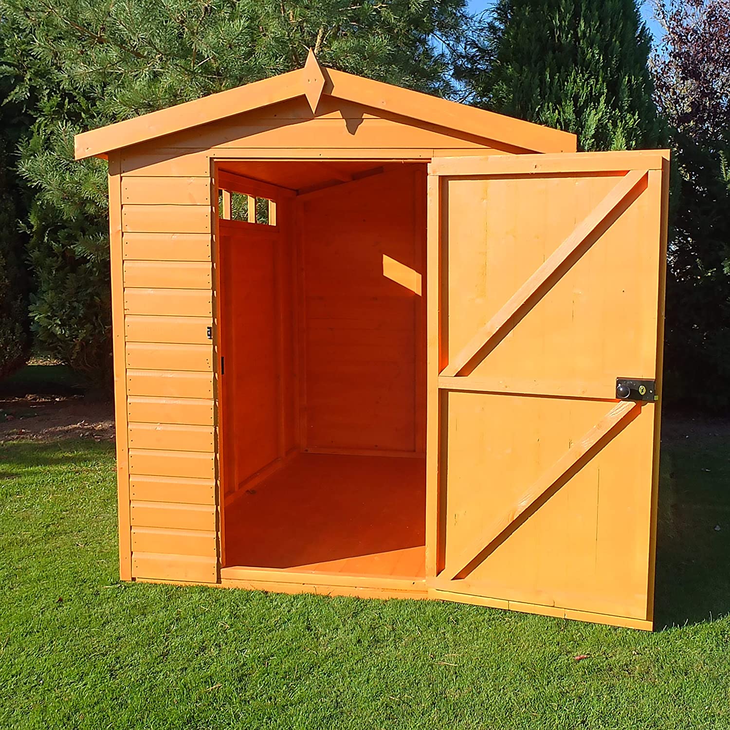 Shire Security Apex 8x6 Single Door Shed - Image 2
