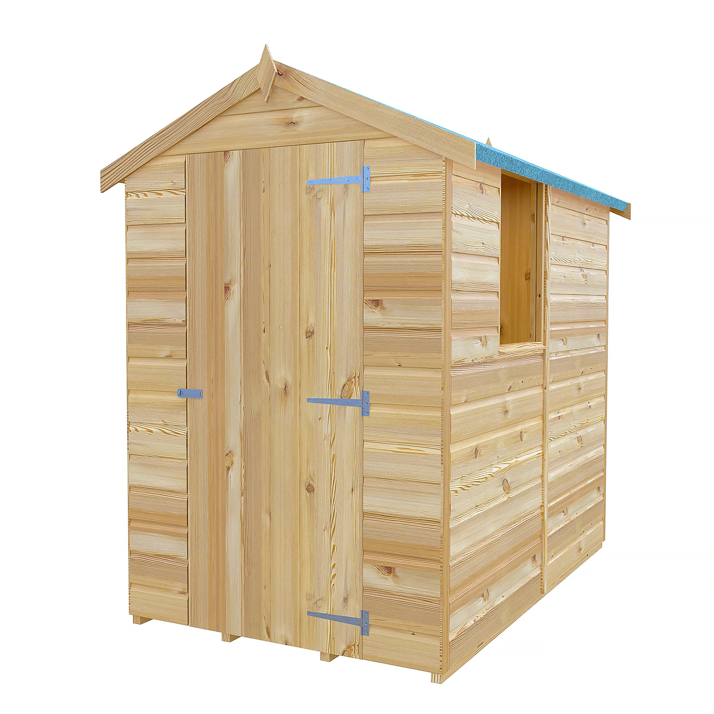 Shire Shetland Shiplap Apex Shed 6x4 - Image 7