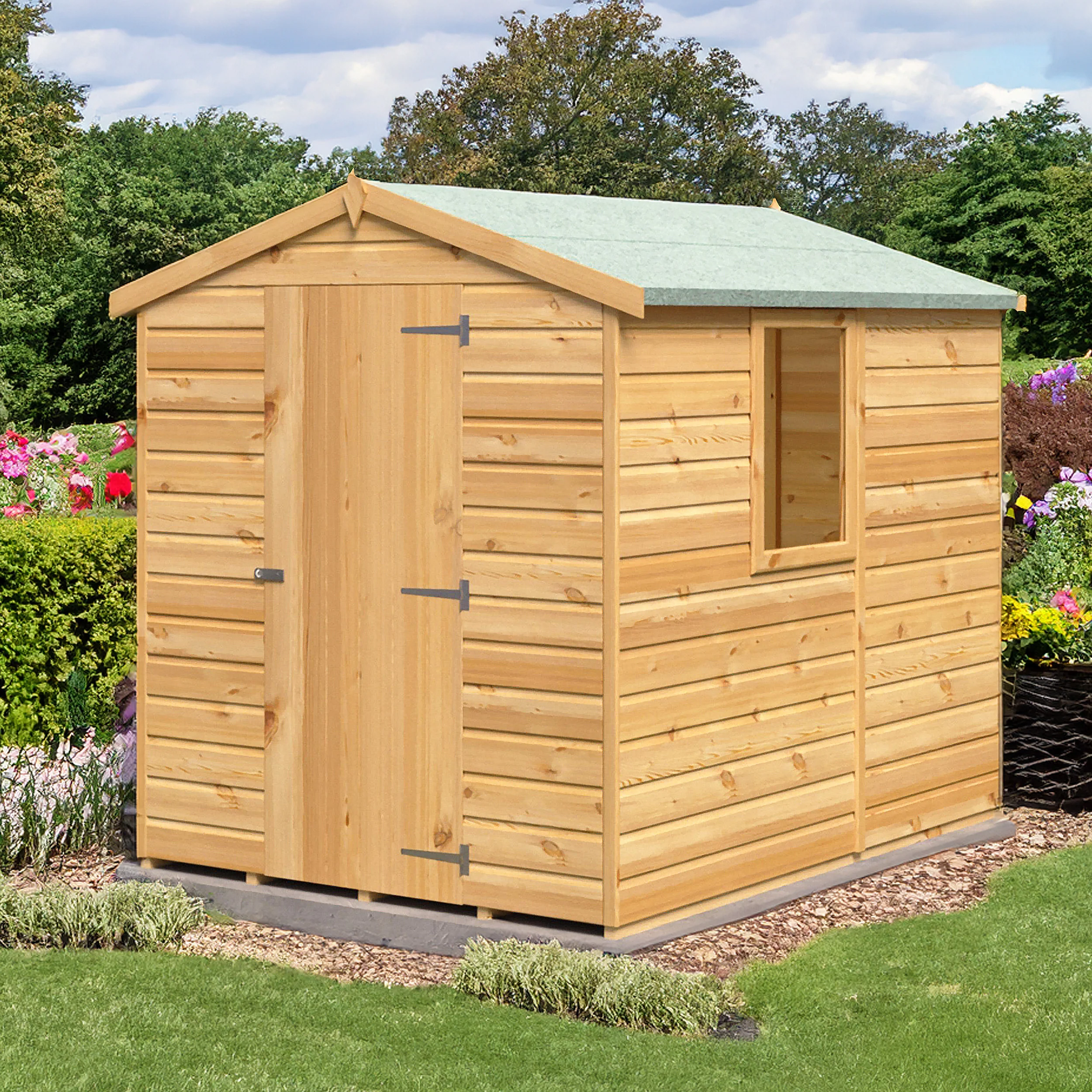 Shire Shiplap Apex Shed 7x5 - Image 2