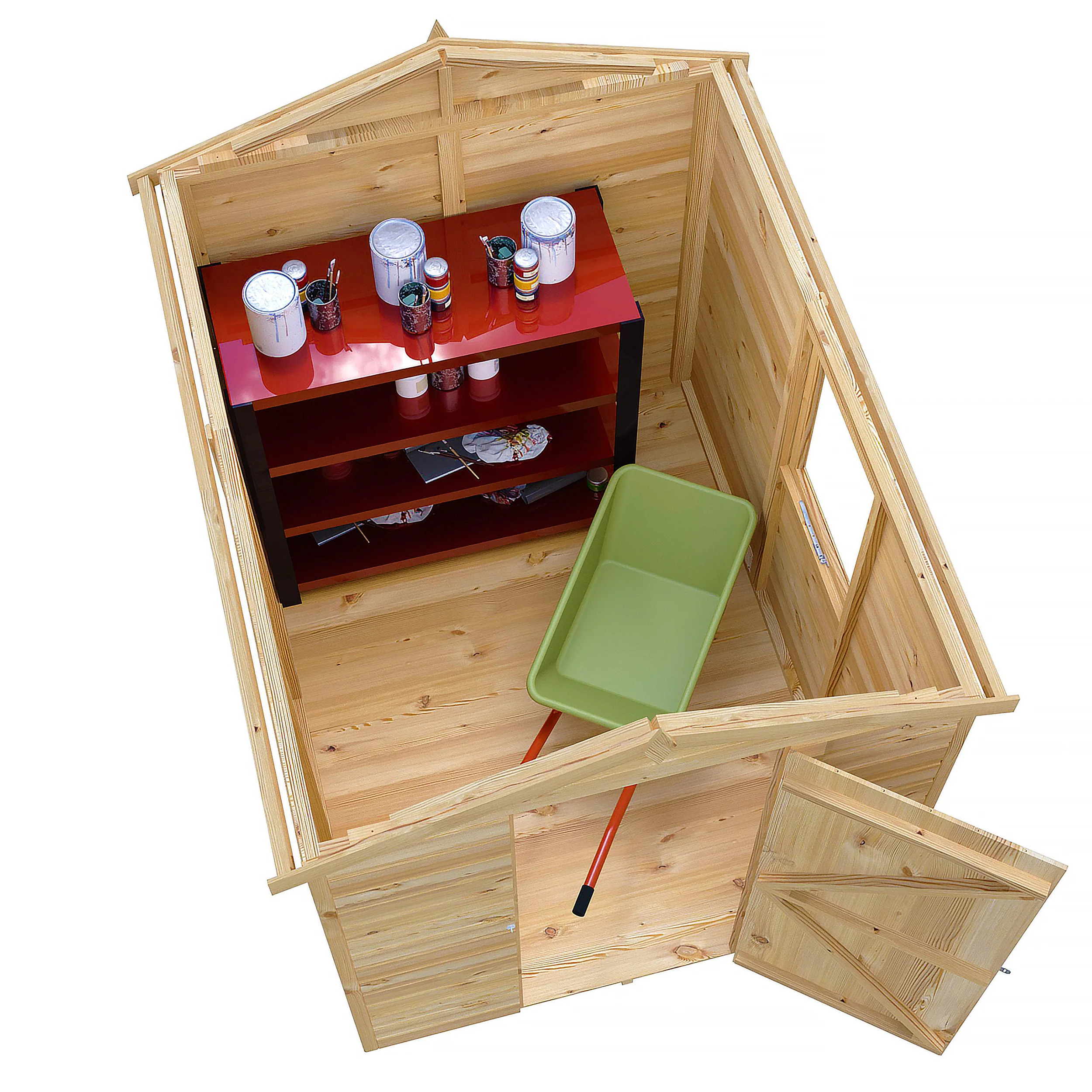 Shire Shiplap Apex Shed 7x5 - Image 5