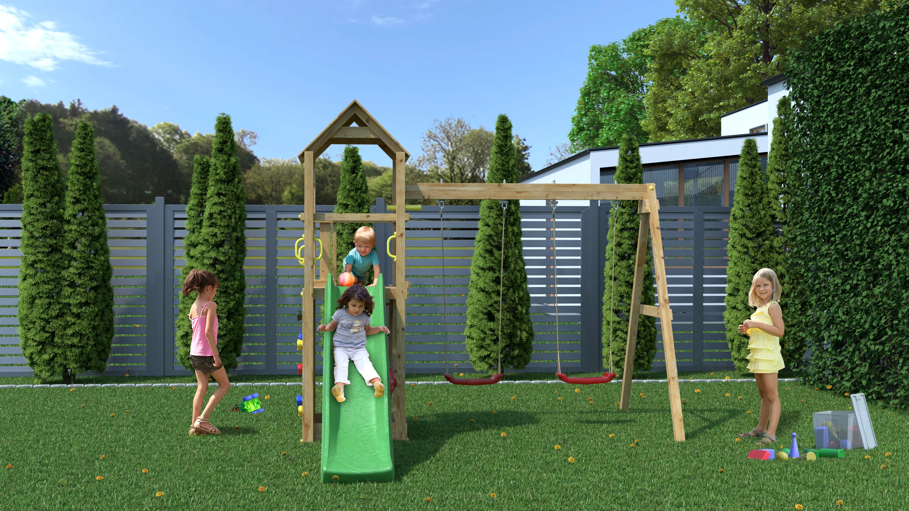 Shire Sky High Hideout Climbing Frame - Image 13