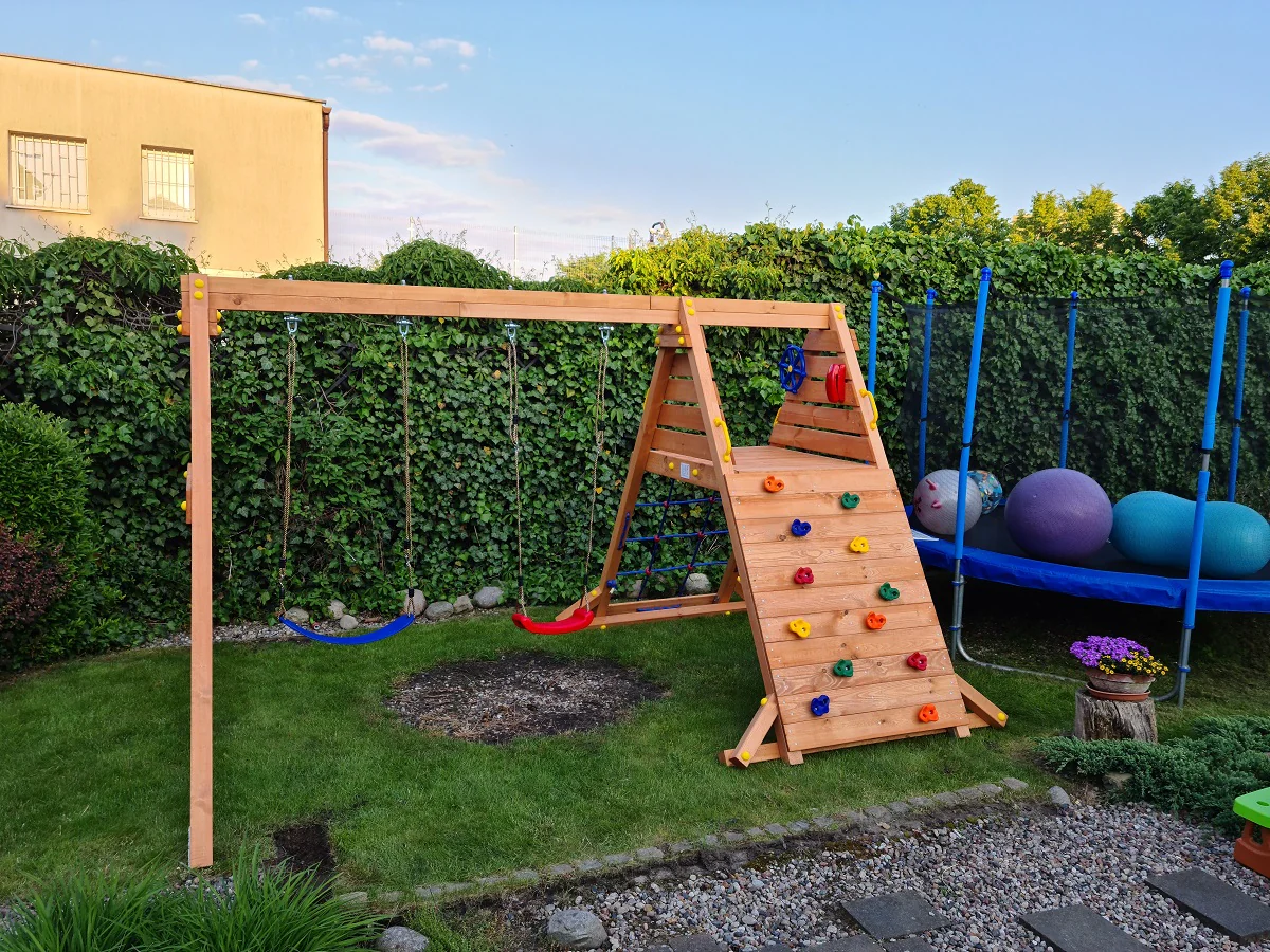Shire Spider King Teak Painted Climbing Frame - Image 10
