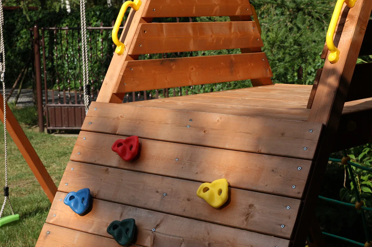 Shire Spider King Teak Painted Climbing Frame - Image 2