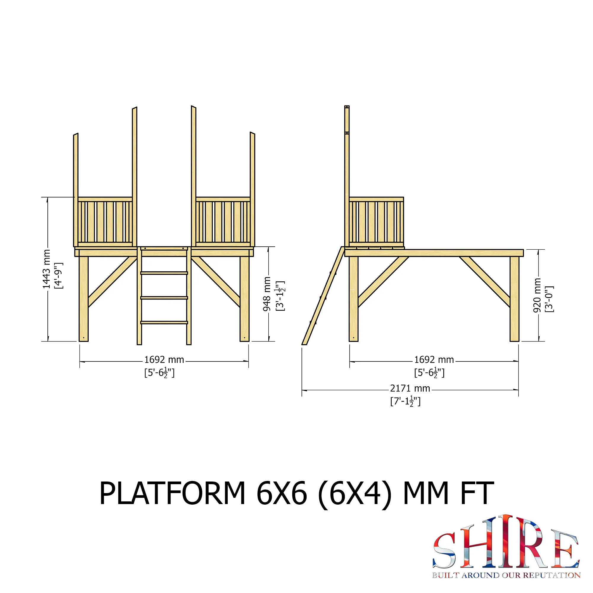 Shire Stork Playhouse + Platform - Image 3