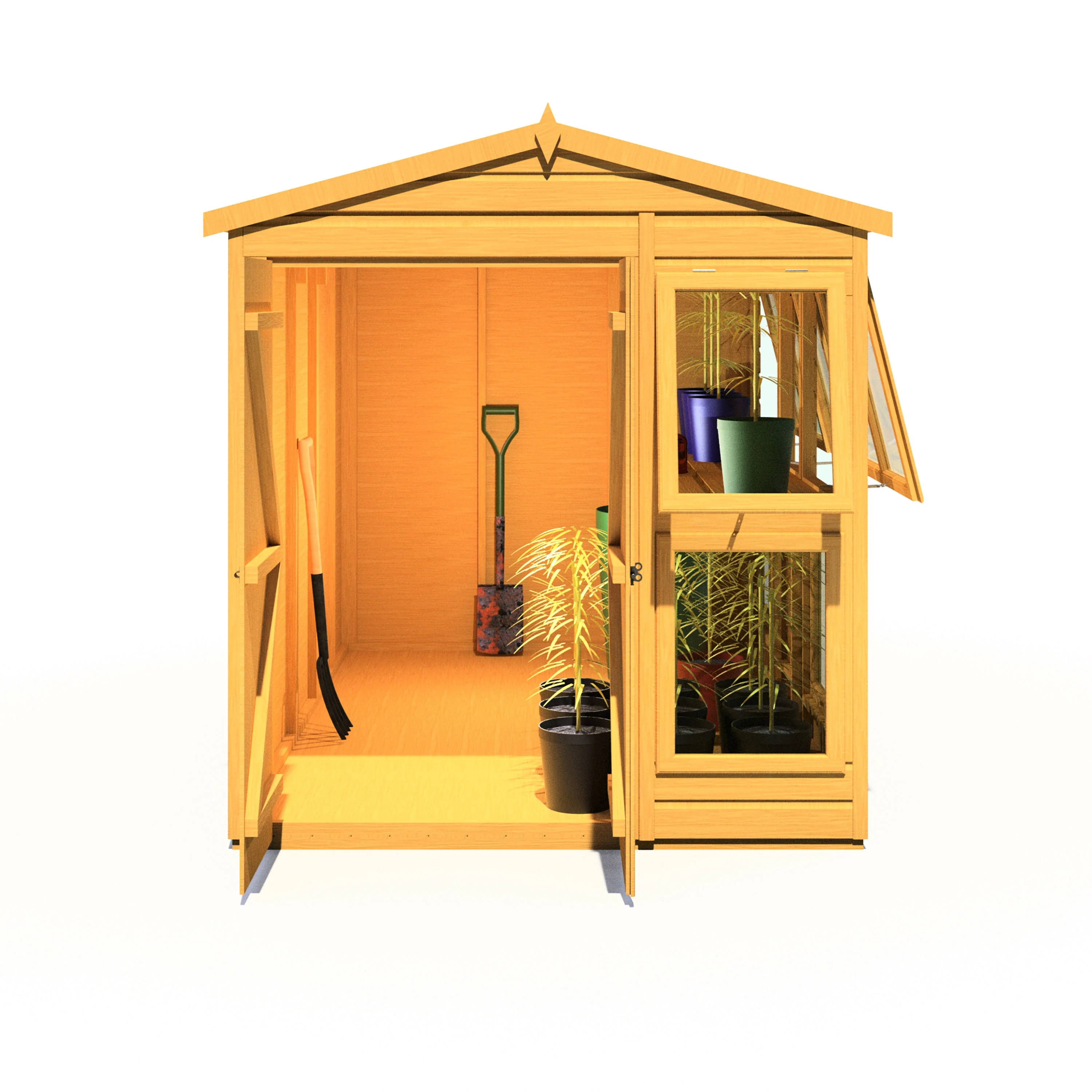 Shire Sun Hut 6x10 Potting Shed - Image 4