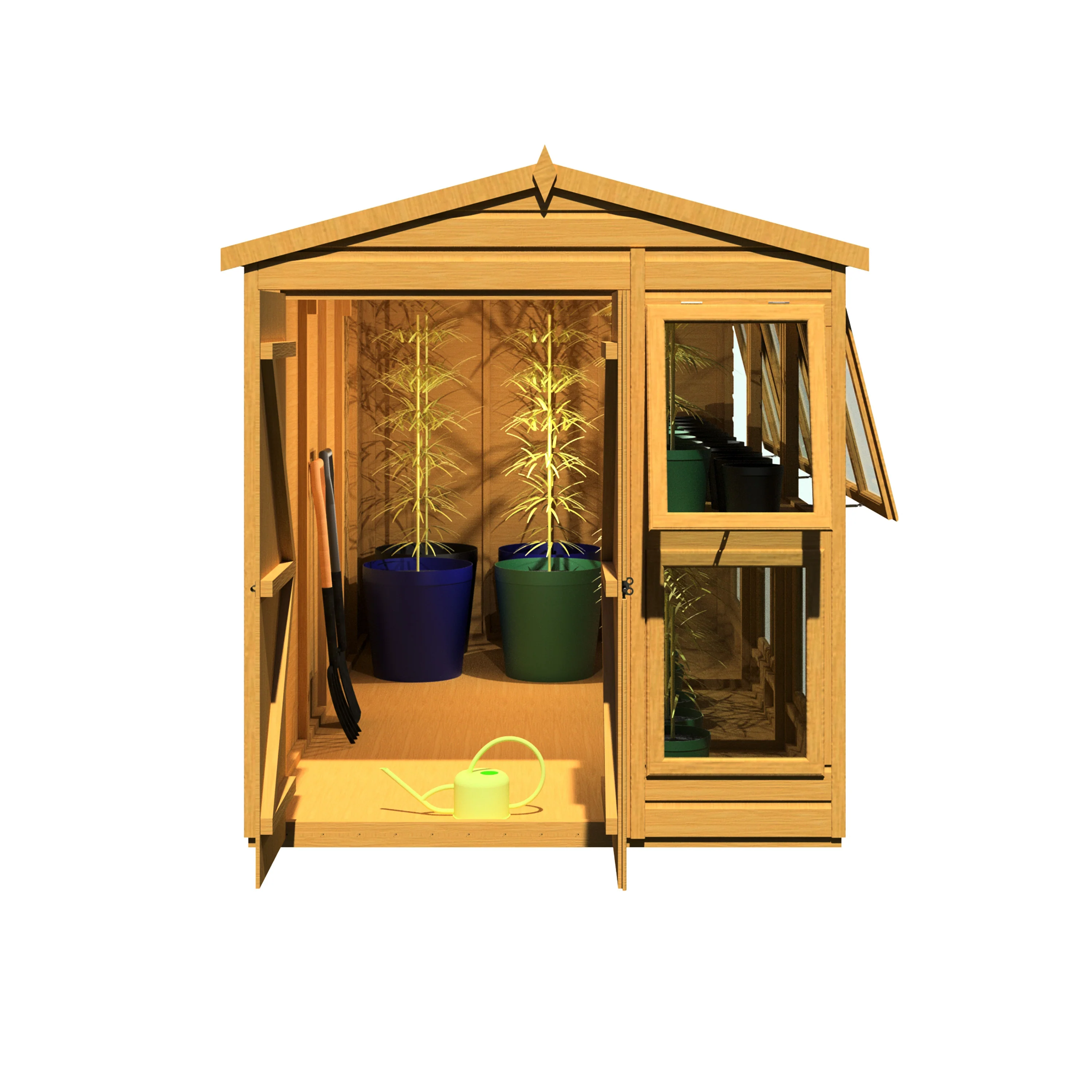 Shire Sun Hut 6x12 Potting Shed - Image 6
