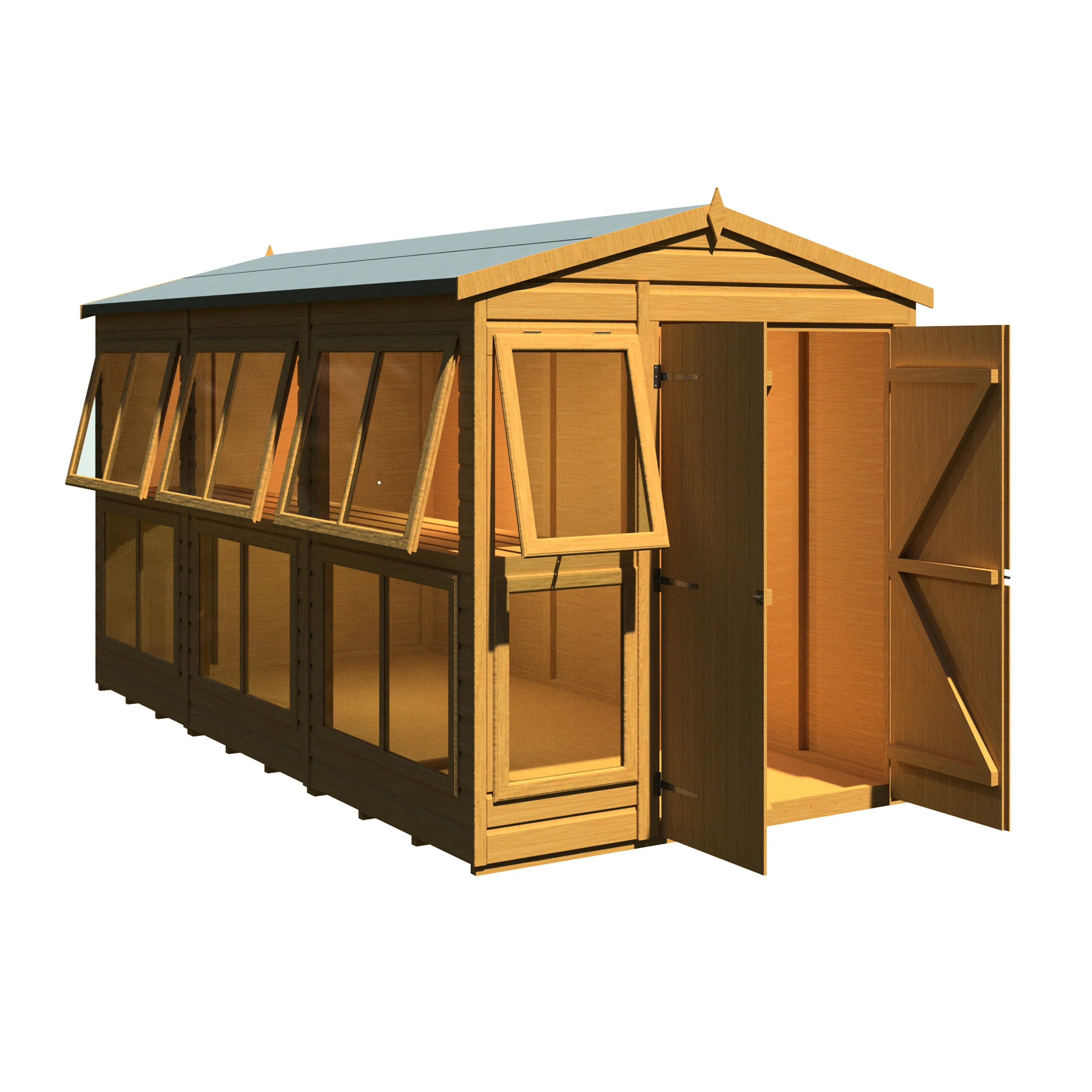 Shire Sun Hut 6x12 Potting Shed - Image 8