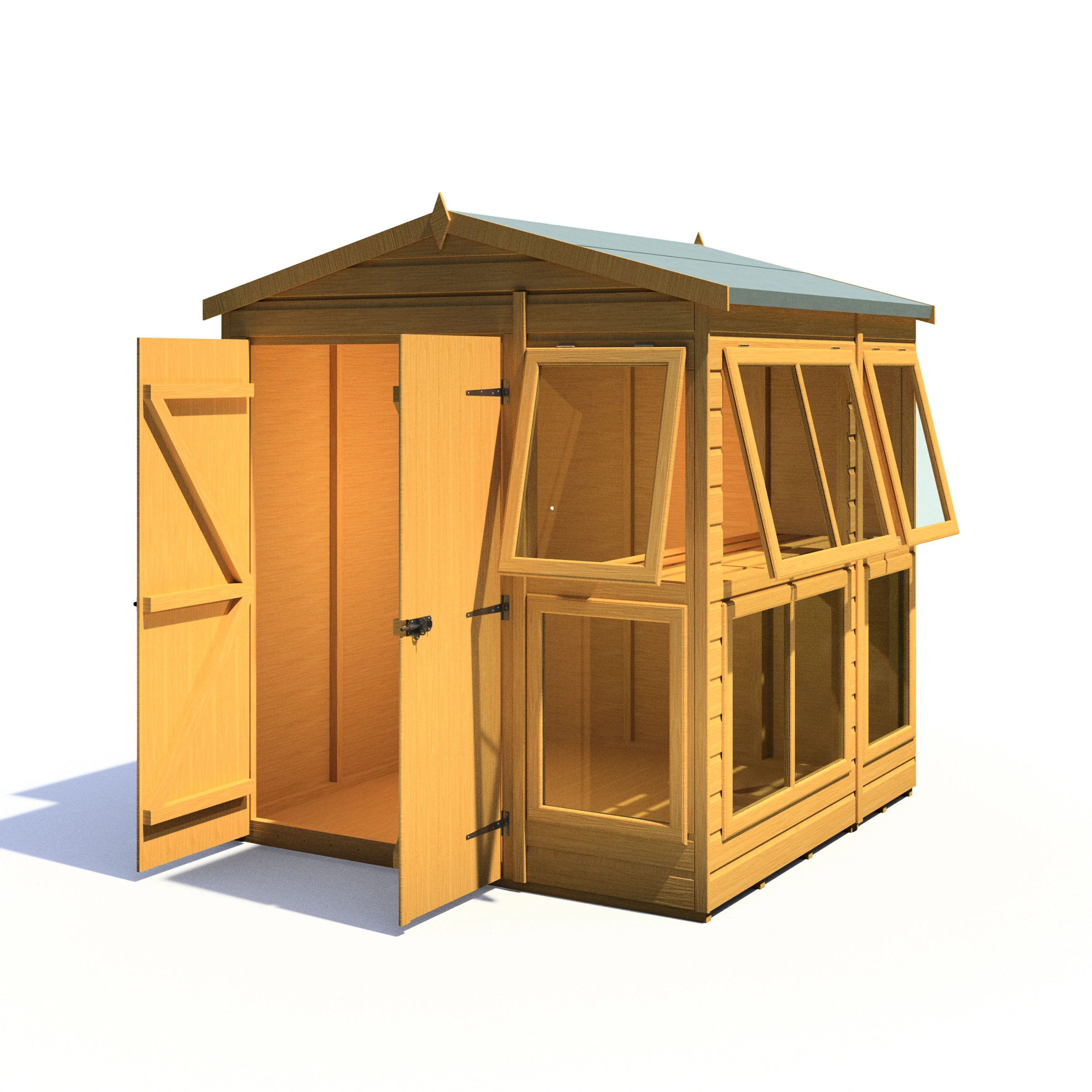 Shire Sun Hut 6x6 Potting Shed - Image 3
