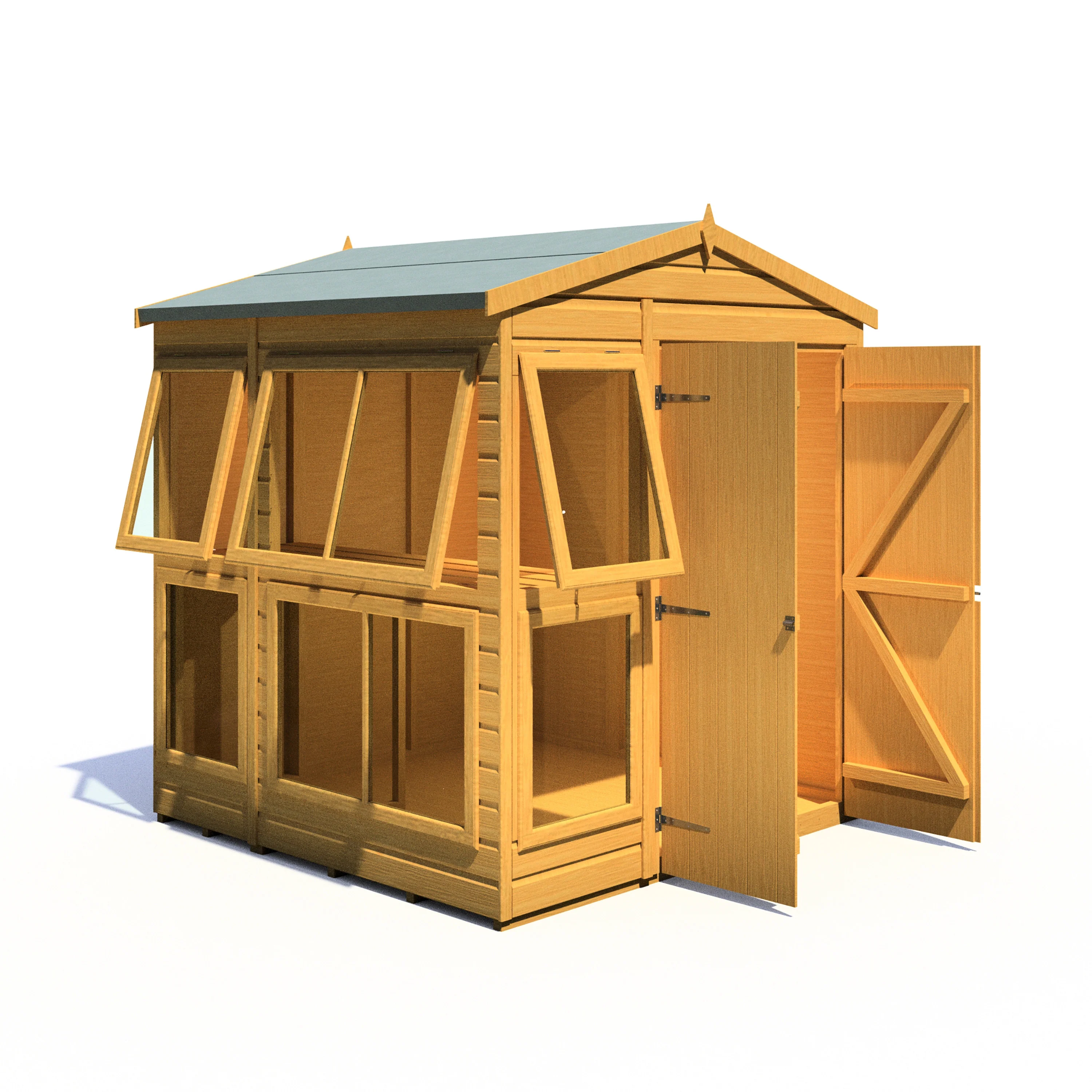 Shire Sun Hut 6x6 Potting Shed - Image 8