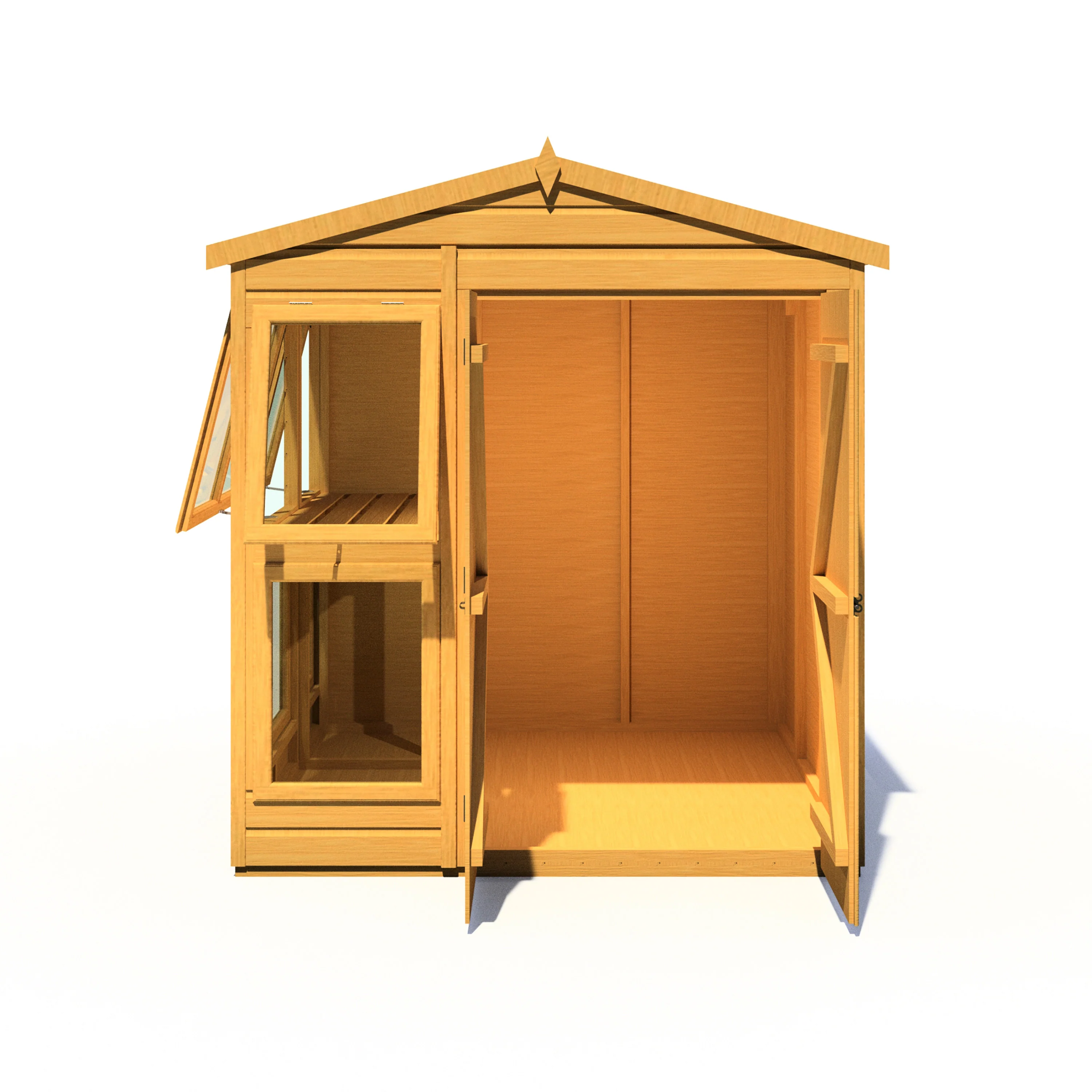 Shire Sun Hut 6x6 Potting Shed - Image 9