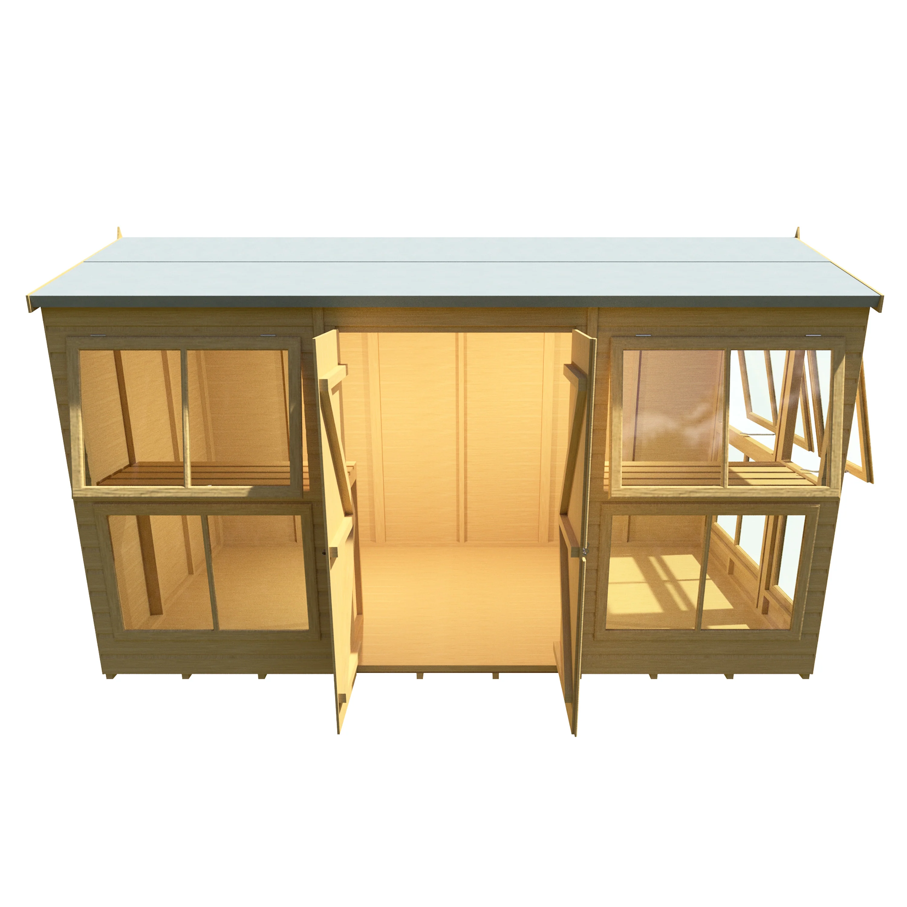 Shire Sun Hut 8x12 Potting Shed - Image 14