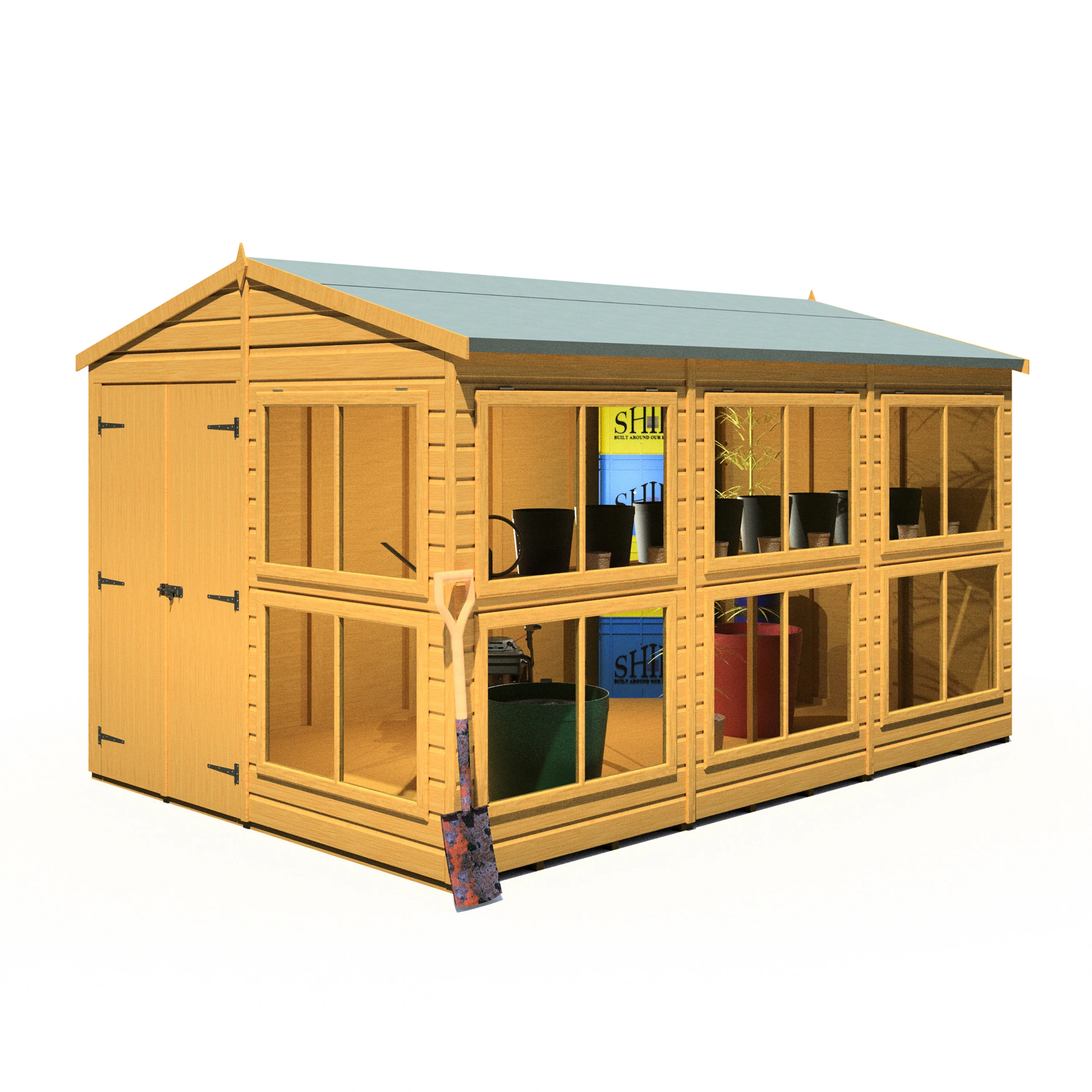 Shire Sun Hut 8x12 Potting Shed - Image 2