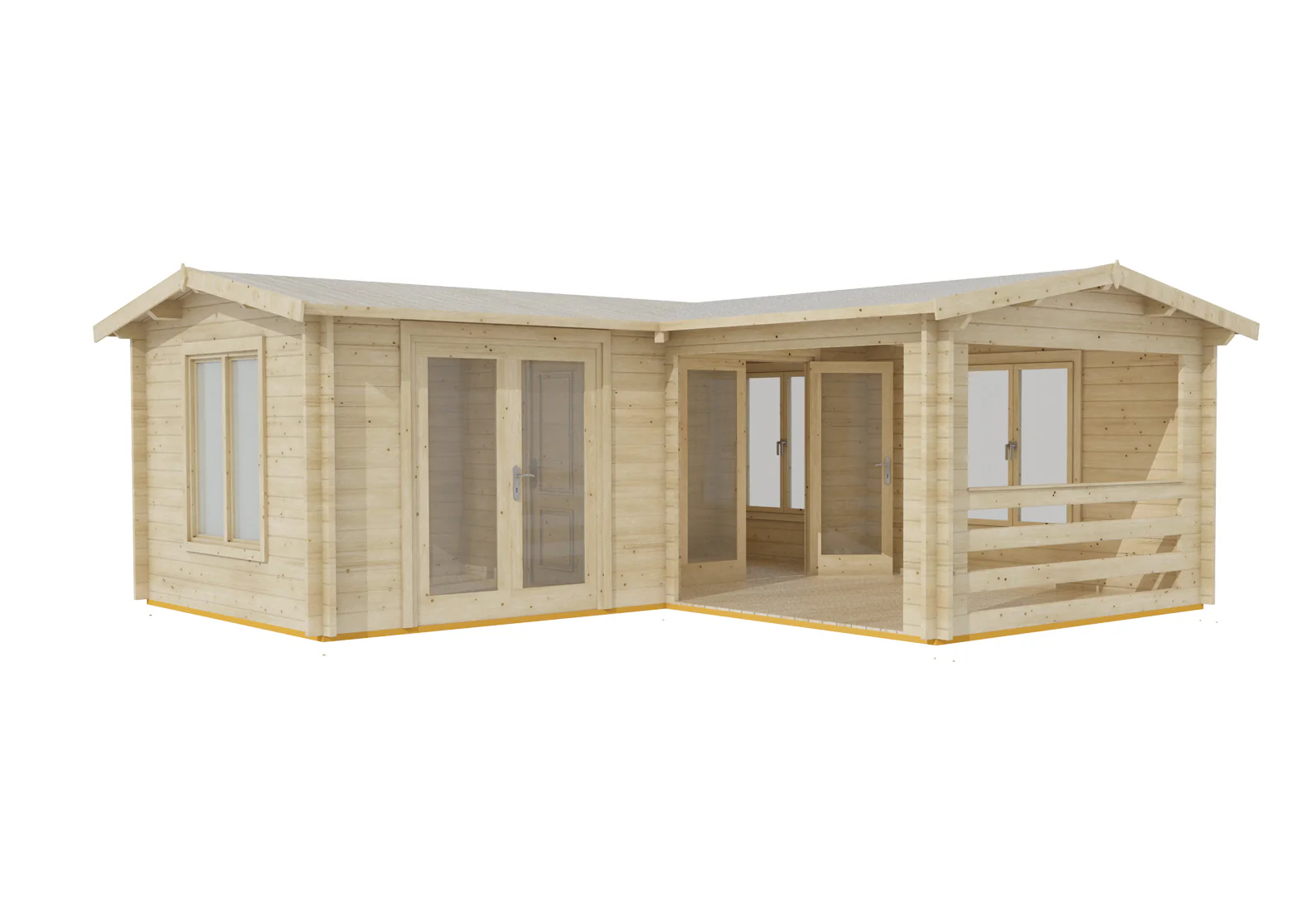 Shire Suzy 18x18 44mm Log Cabin - Image 3