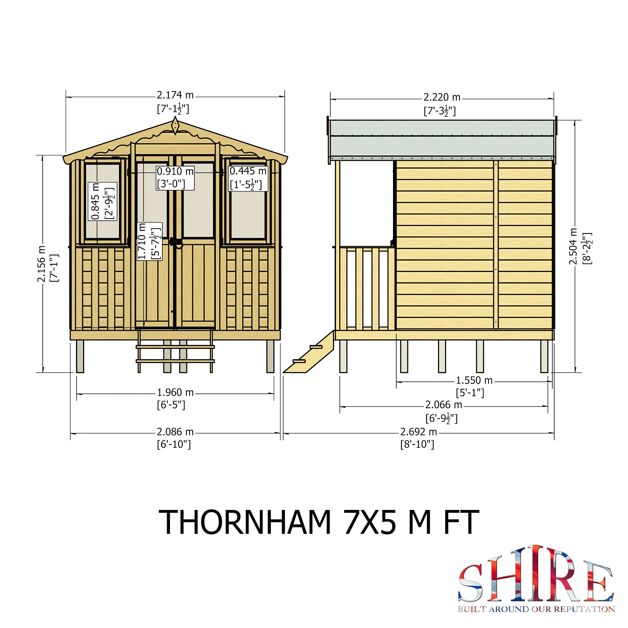 Shire Thornham 7x7 Summerhouse - Image 5