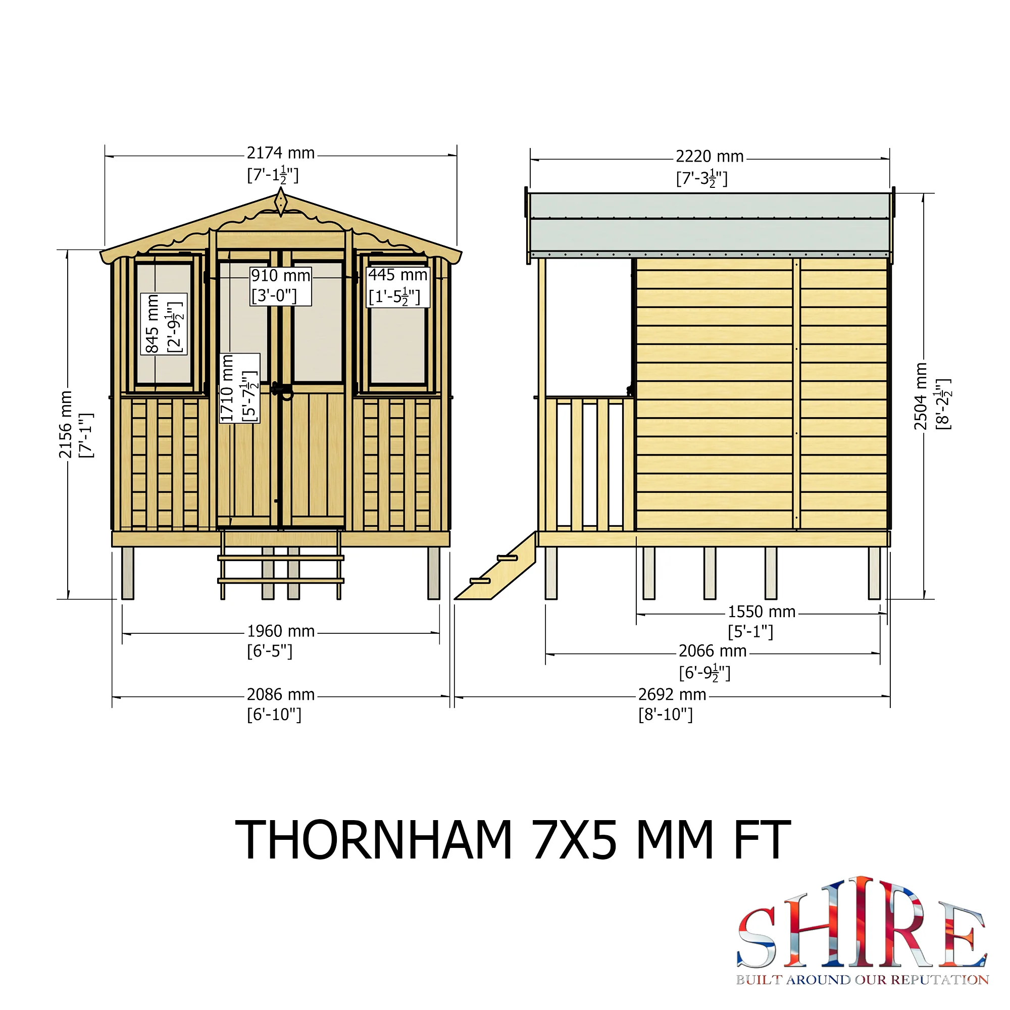 Shire Thornham 7x7 Summerhouse - Image 6