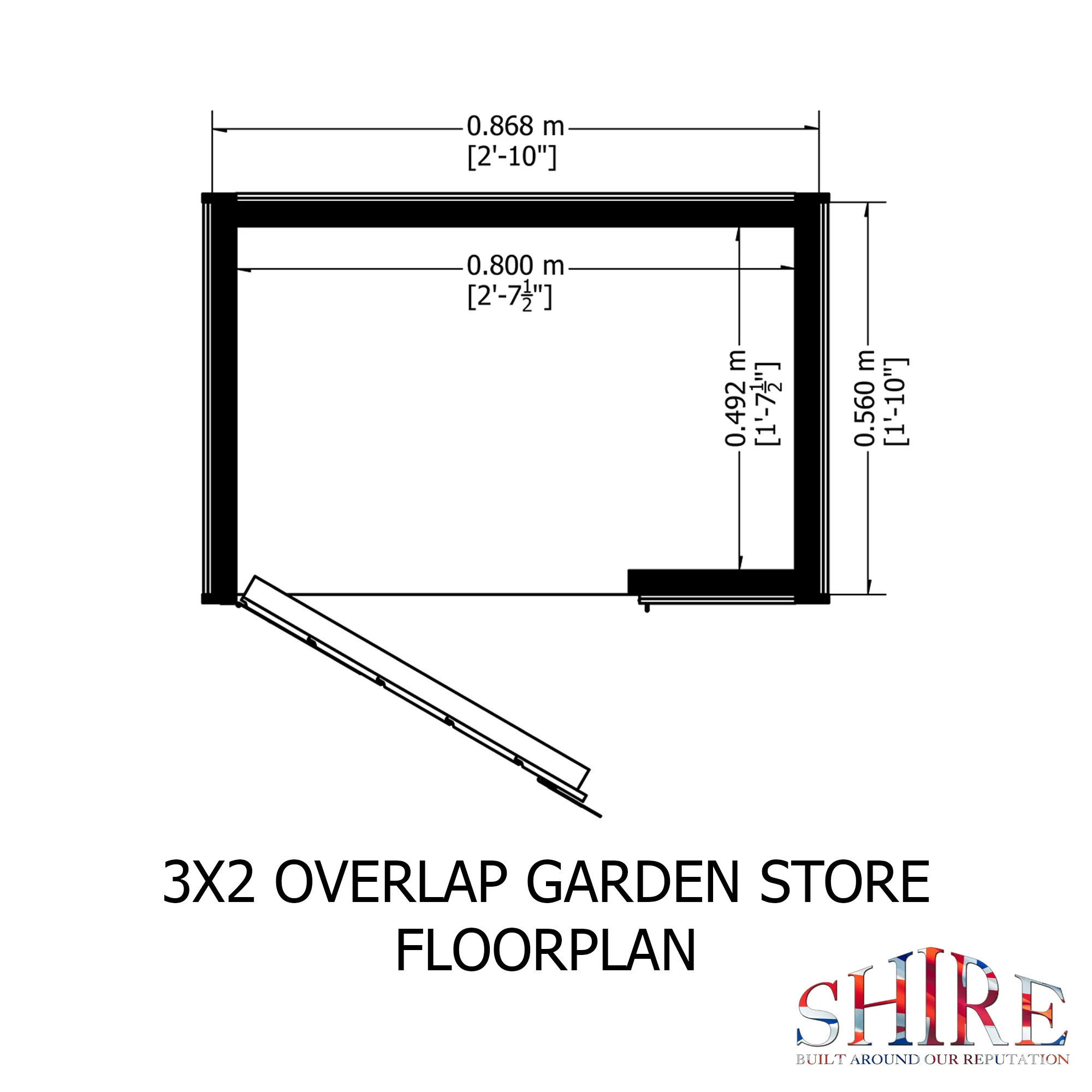 Shire Tool Store Overlap 3x2 - Image 4
