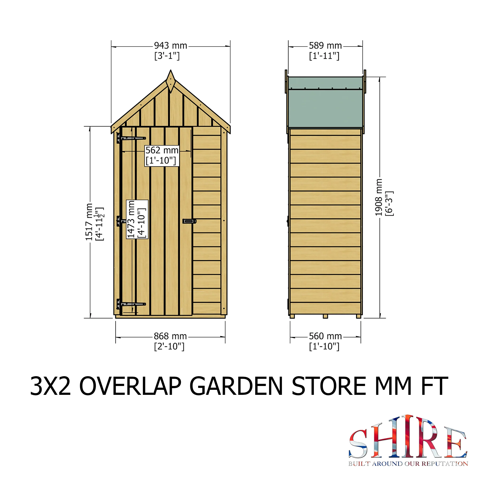 Shire Tool Store Overlap 3x2 - Image 5