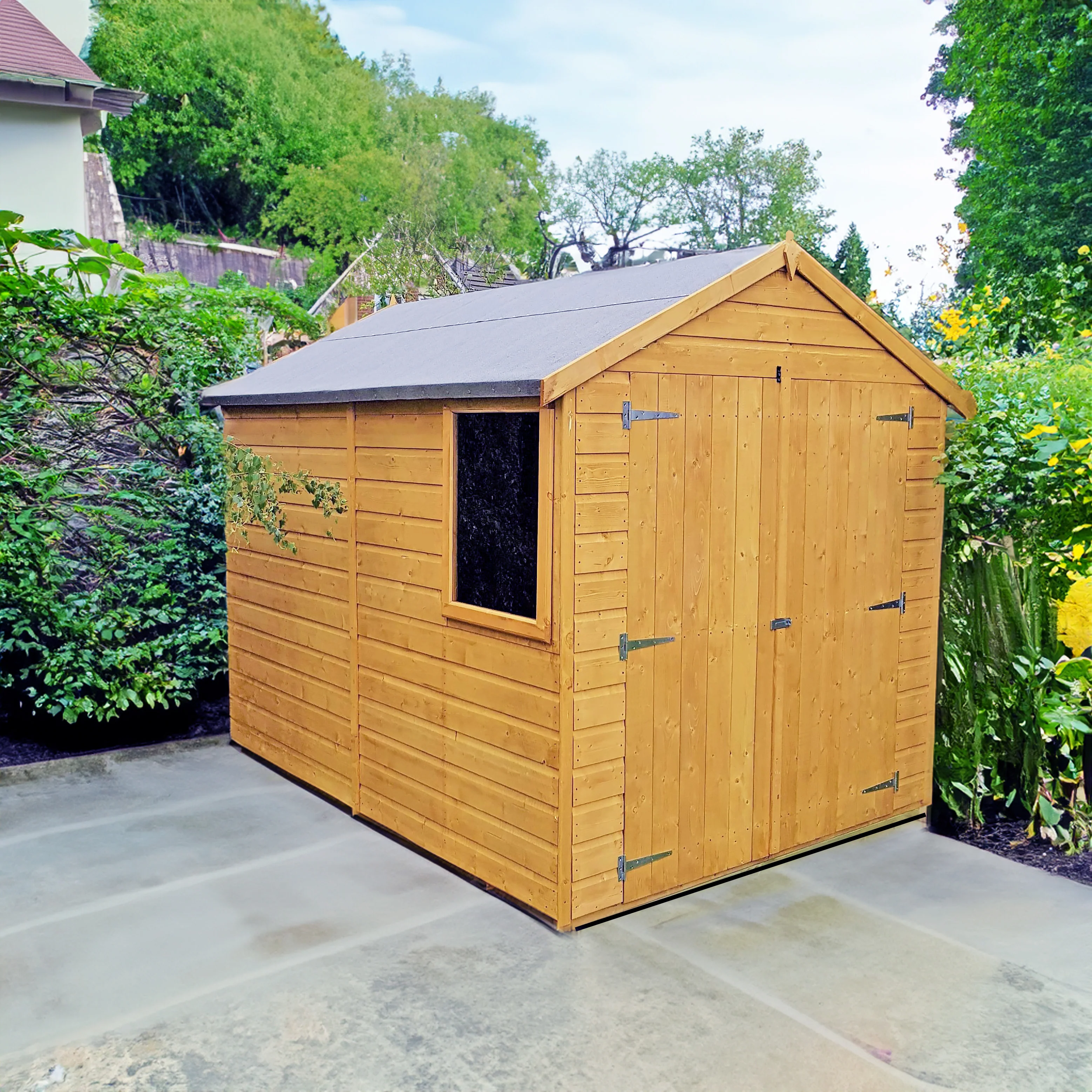 Shire Warwick Shed Double Door 8x6 - Image 2