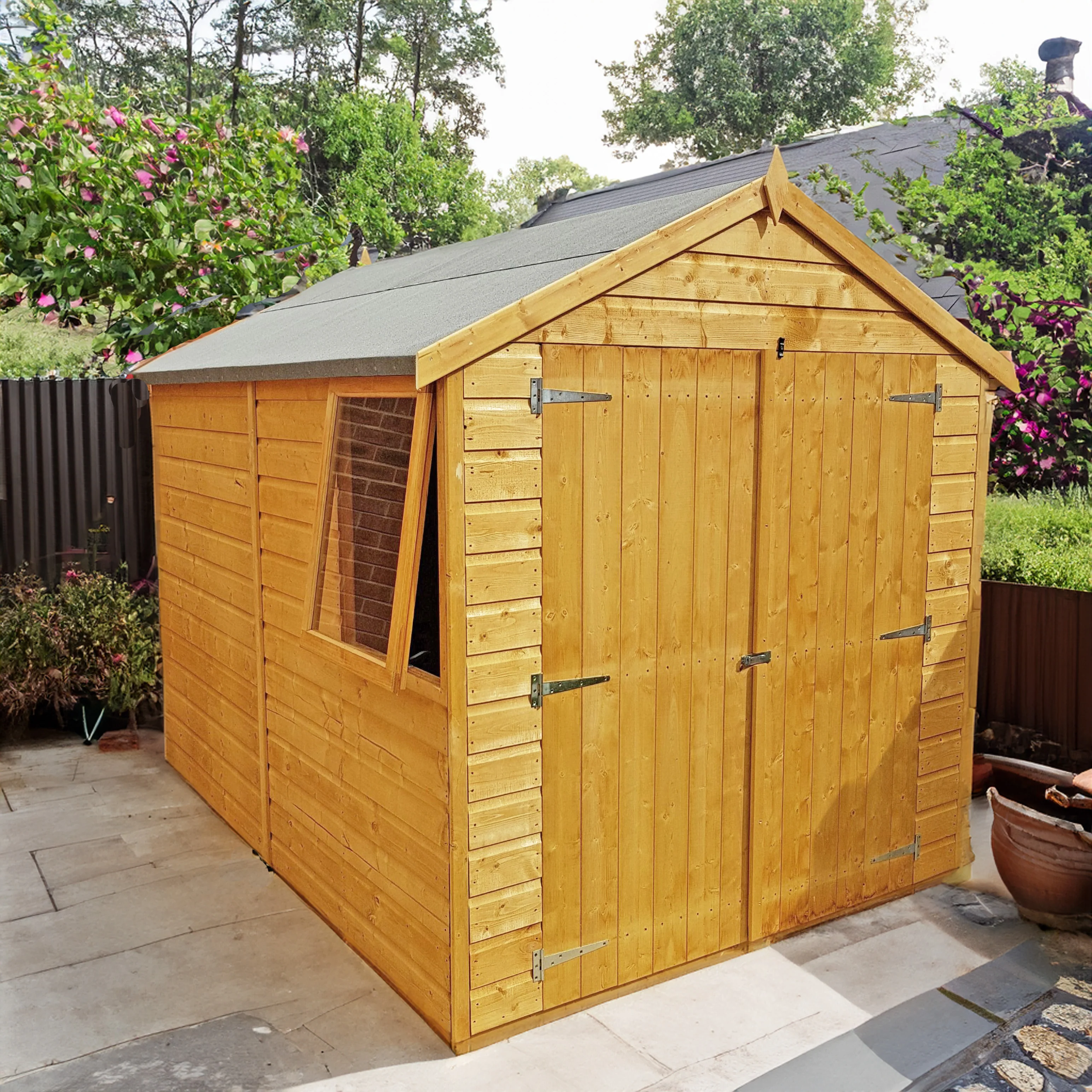 Shire Warwick Shed Double Door 8x6 - Image 5