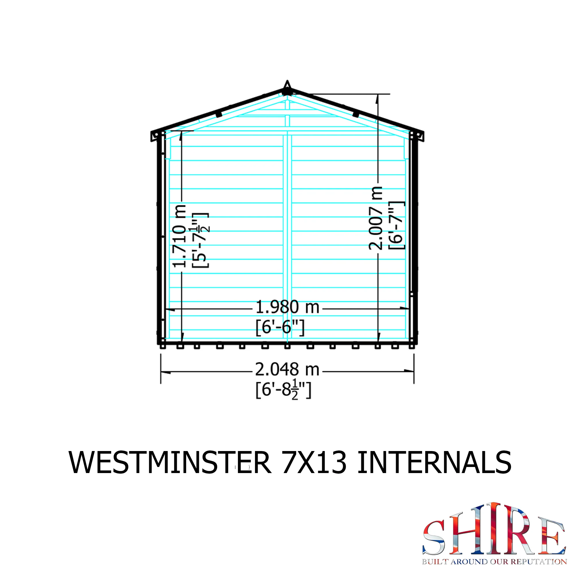 Shire Westminster 13x7 Summer House - Image 10