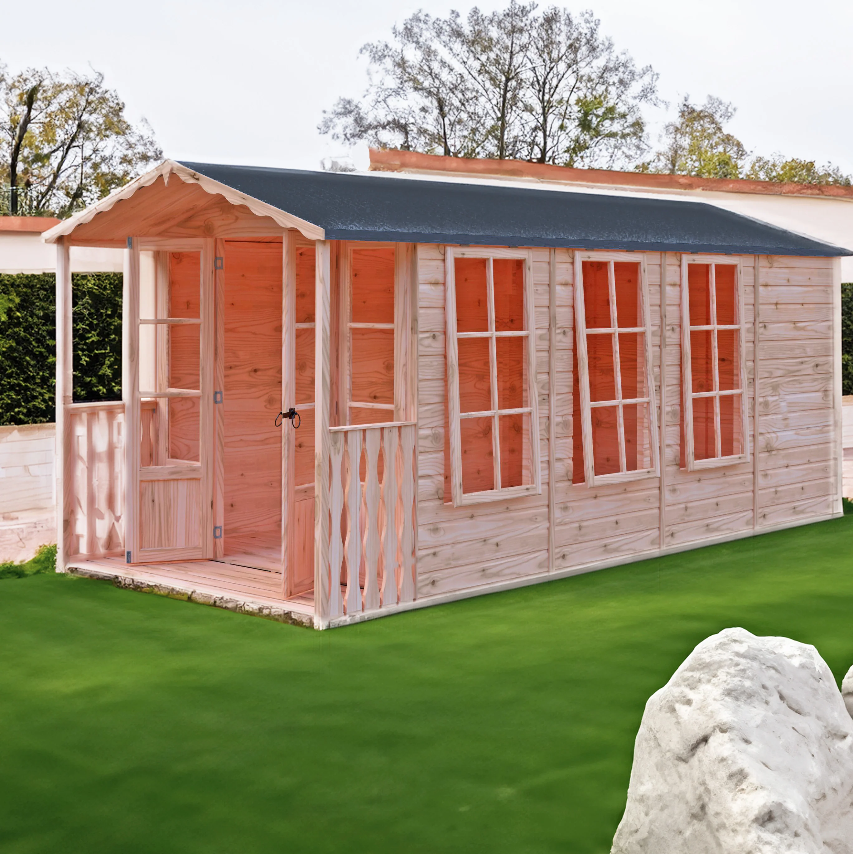 Shire Westminster 13x7 Summerhouse with Verandah