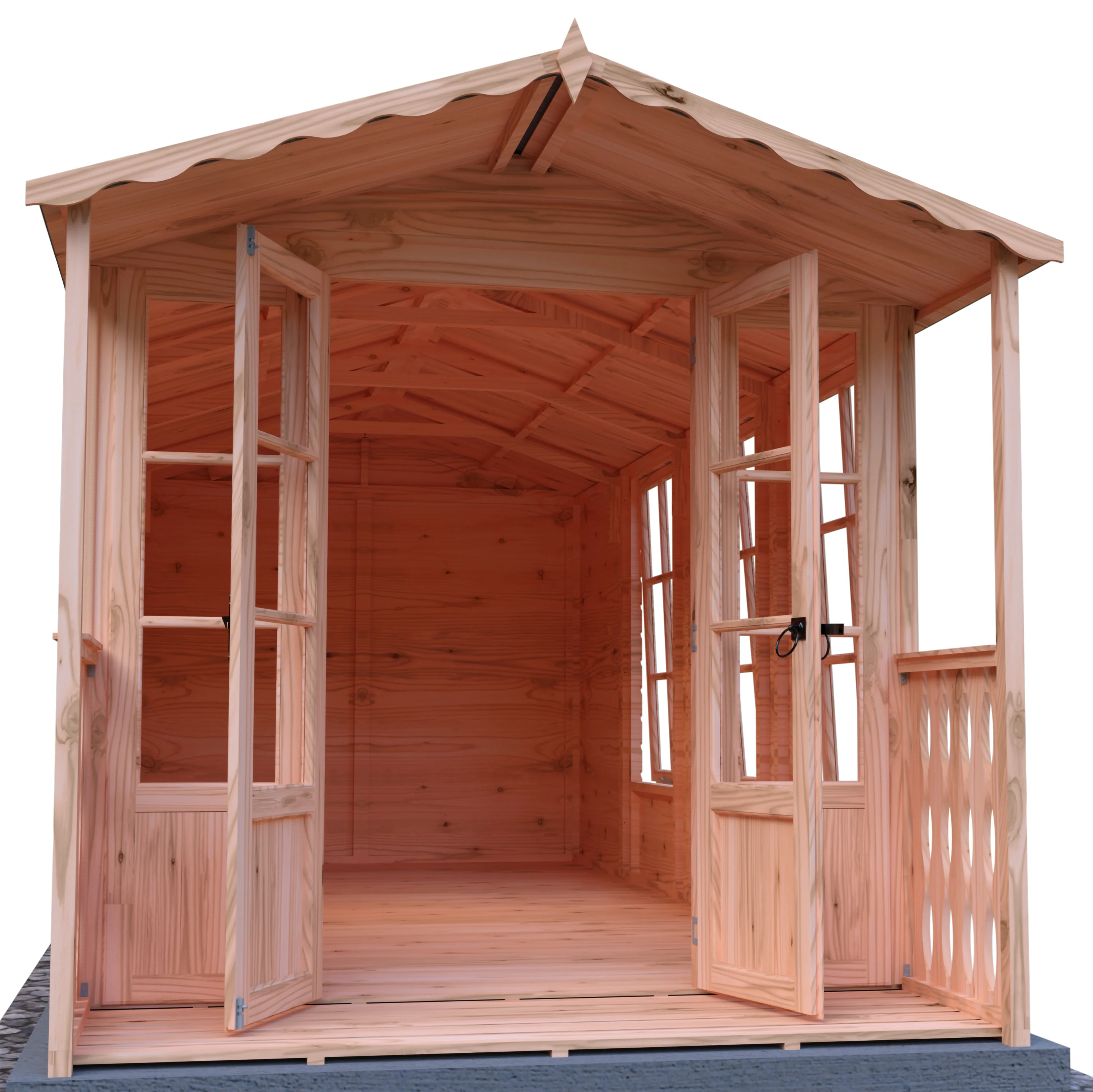 Shire Westminster 13x7 Summerhouse with Verandah - Image 10