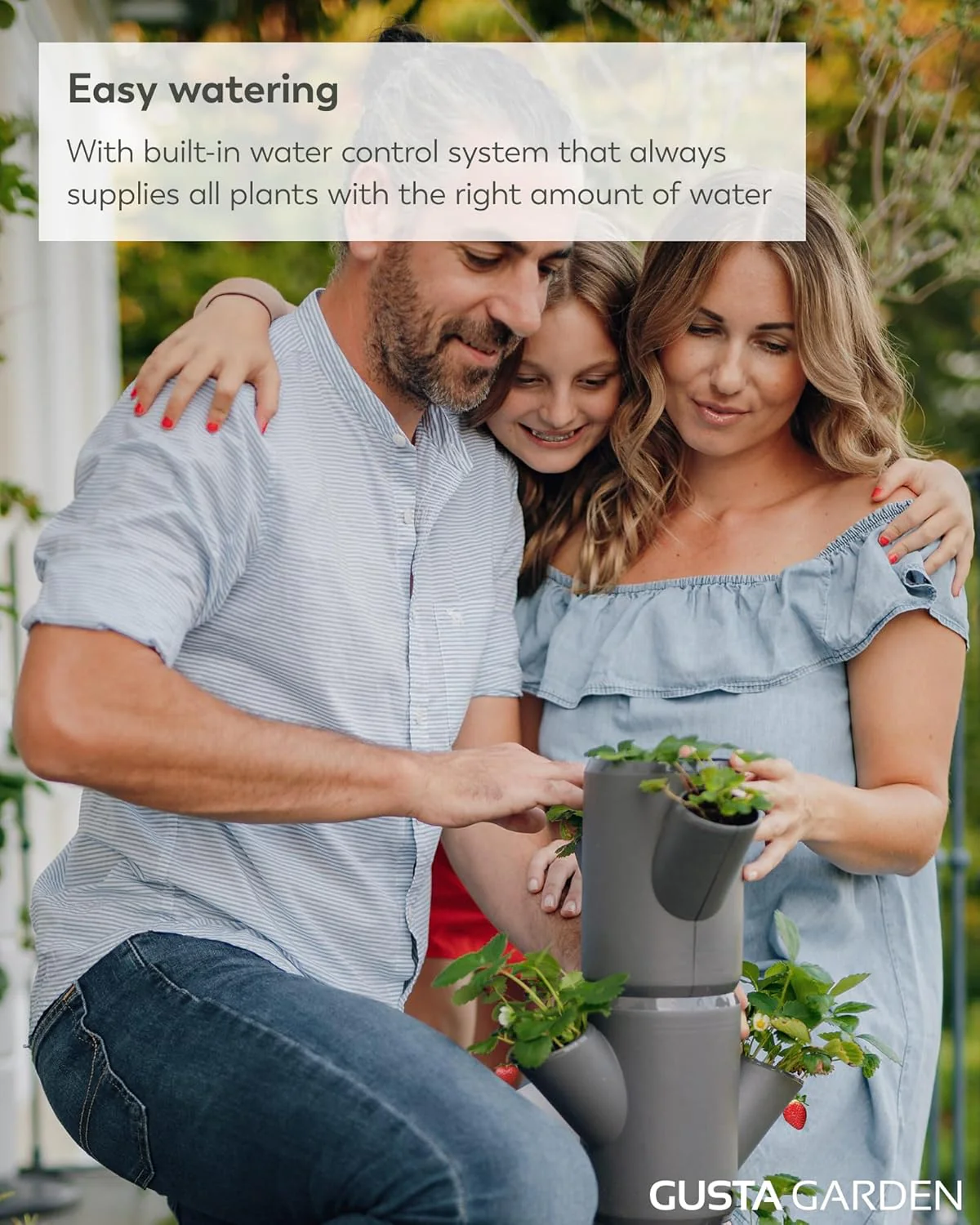 Sissi Strawberry Planter Starter - Grey - Image 4