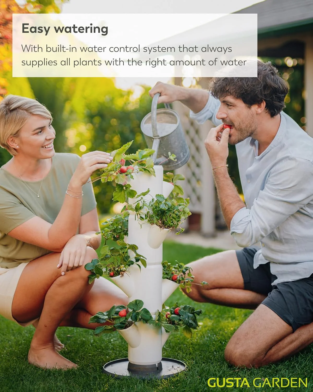 Sissi Strawberry Planter Starter - White - Image 4