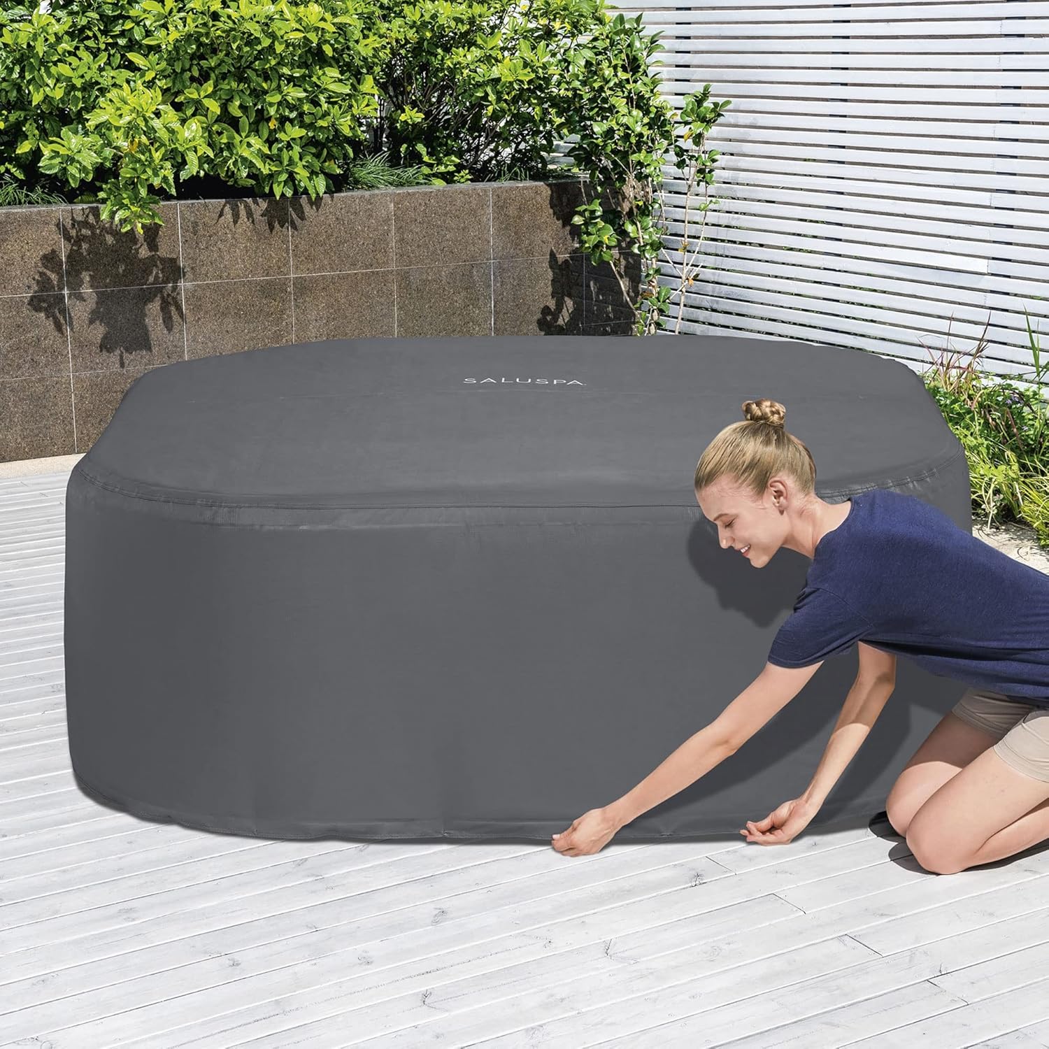 Square Thermal Spa Cover (71" x 71" x 28") - Image 6