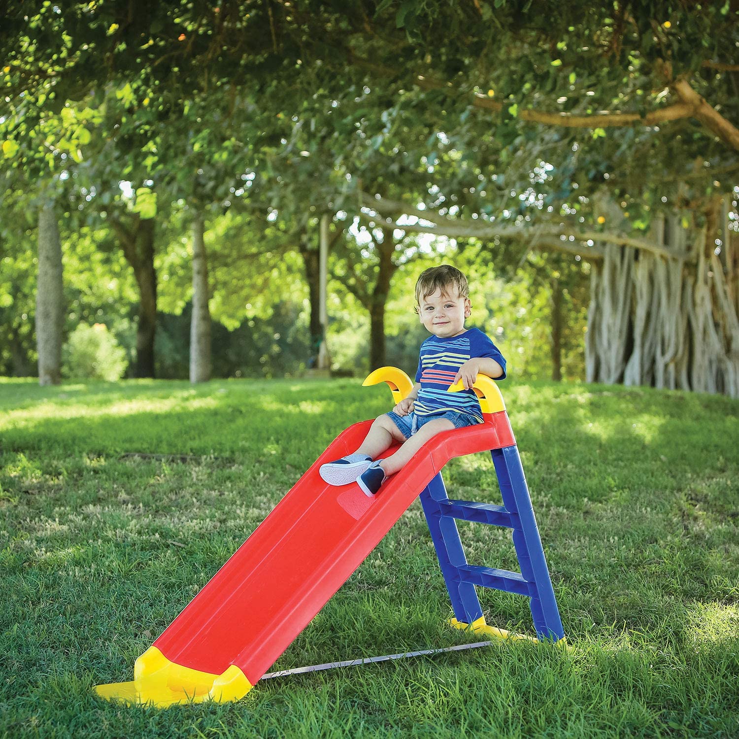 141cm Red Children's Slide - Image 3