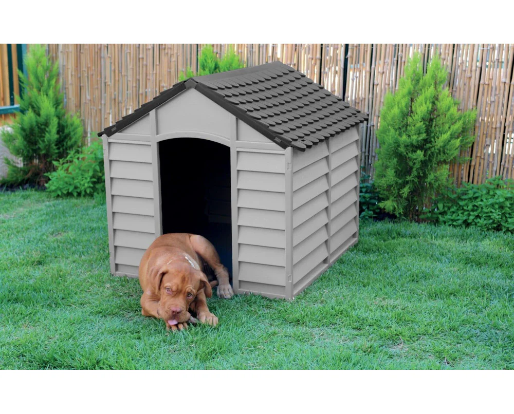 Large Dog Kennel - Grey - Image 5