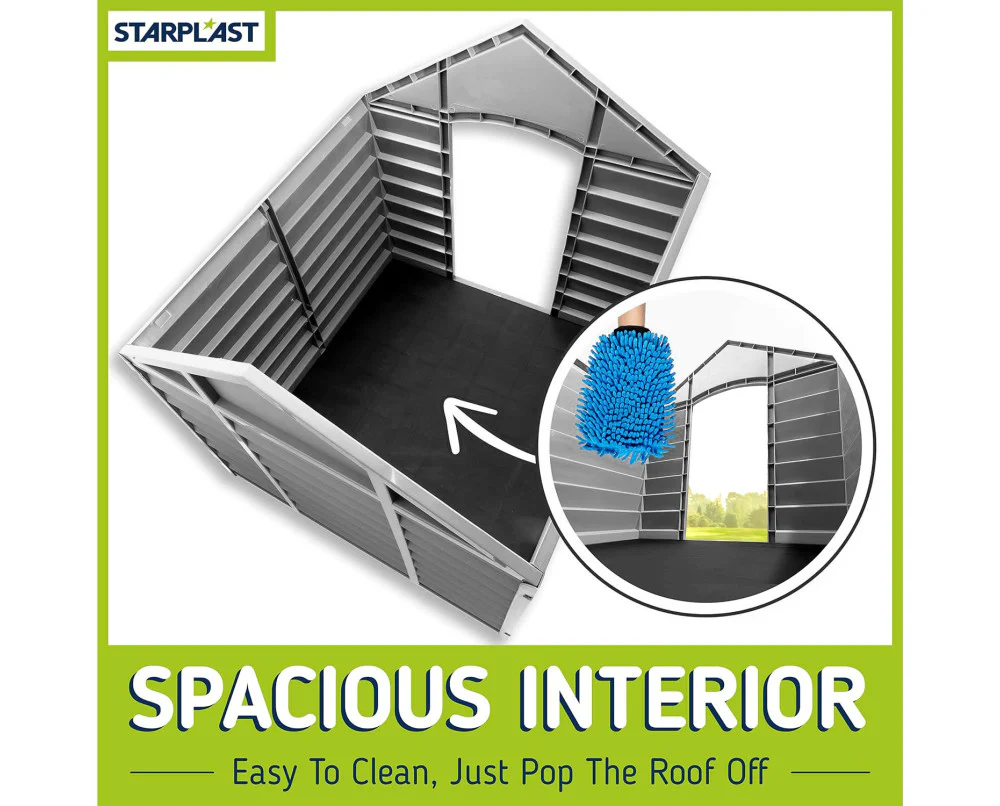 Large Dog Kennel - Grey - Image 7